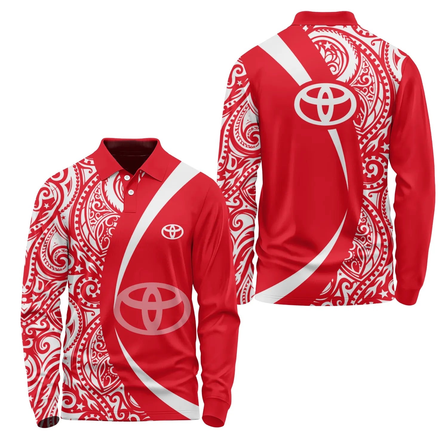 Toyota Long Sleeve Polo SHW072