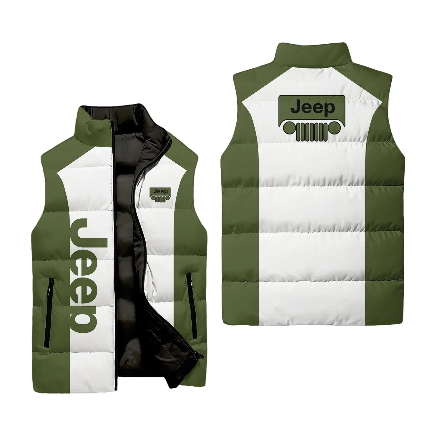 Jeep Sleeveless Puffer Jacket SC078