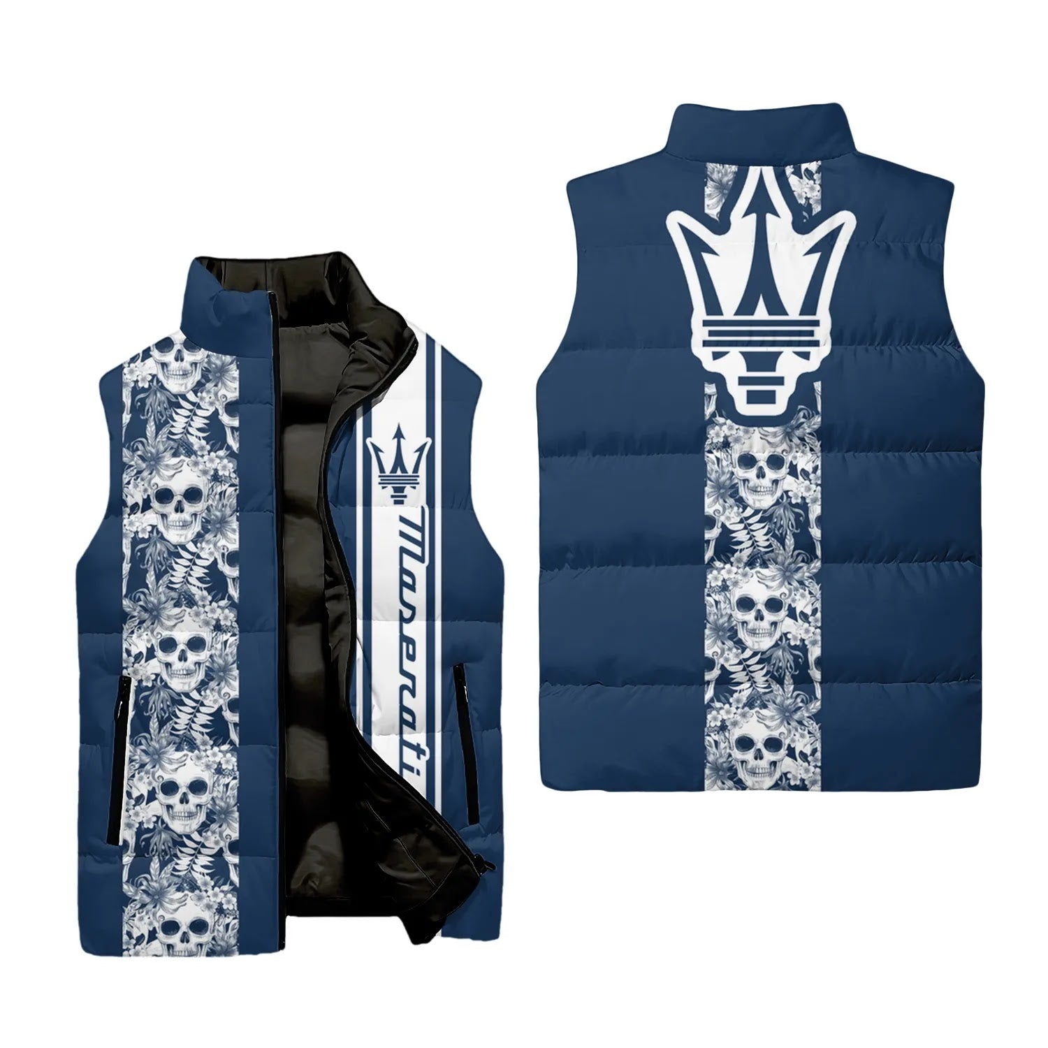 Maserati Sleeveless Puffer Jacket SHW042