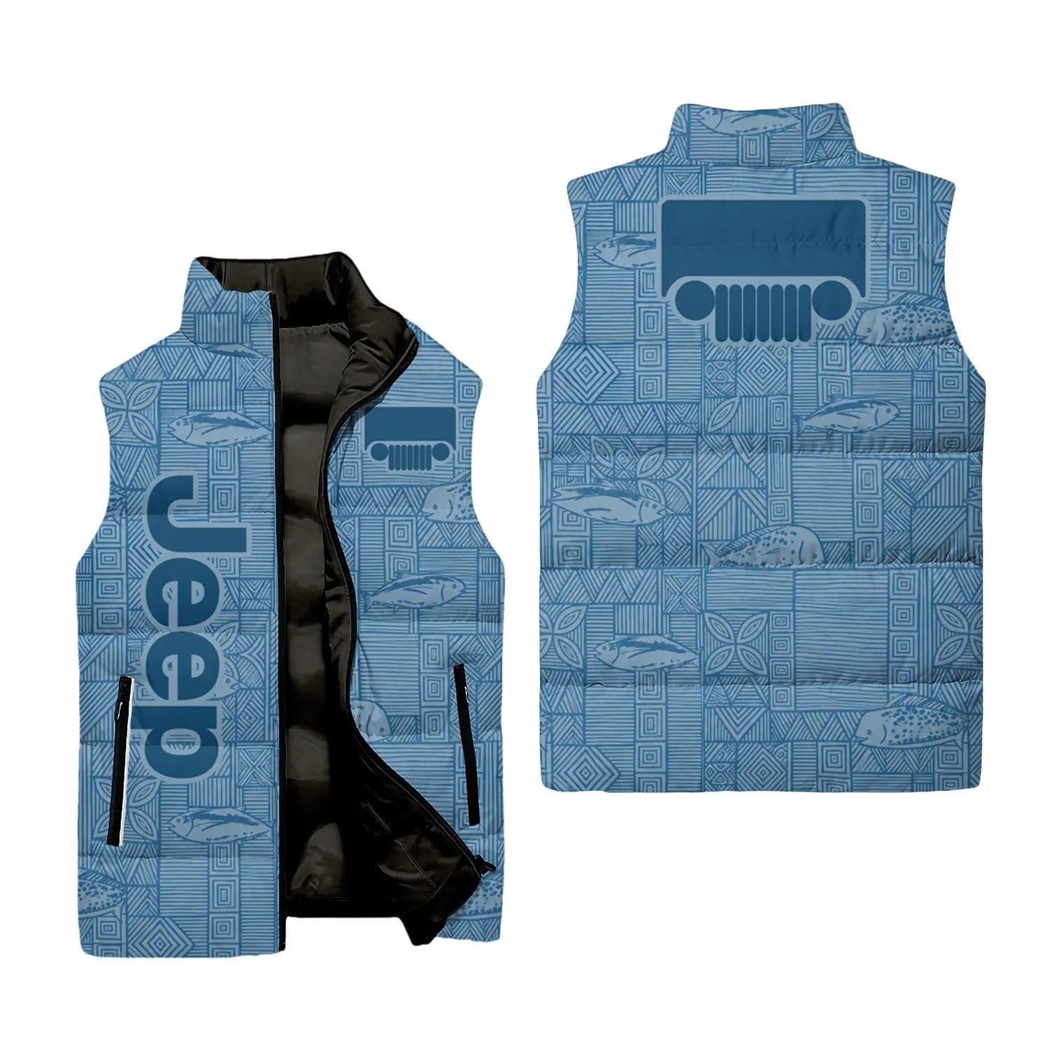 Jeep Sleeveless Puffer Jacket SHW012
