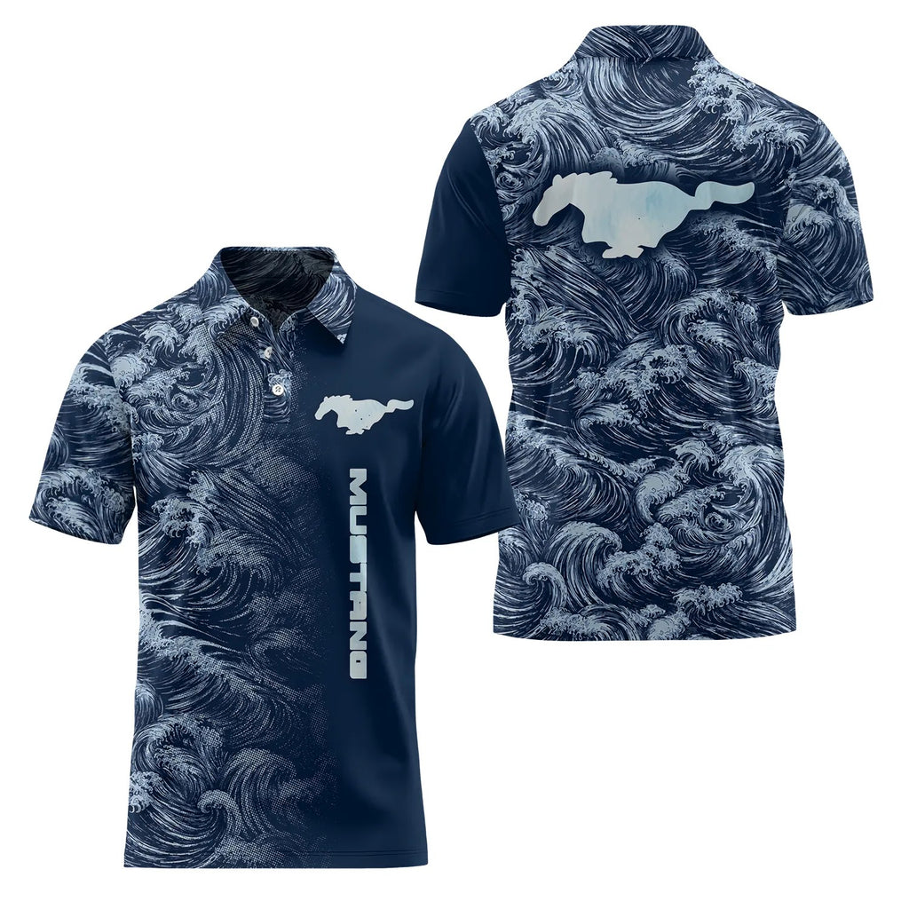 Ford Mustang Short Sleeve Polo SHW010