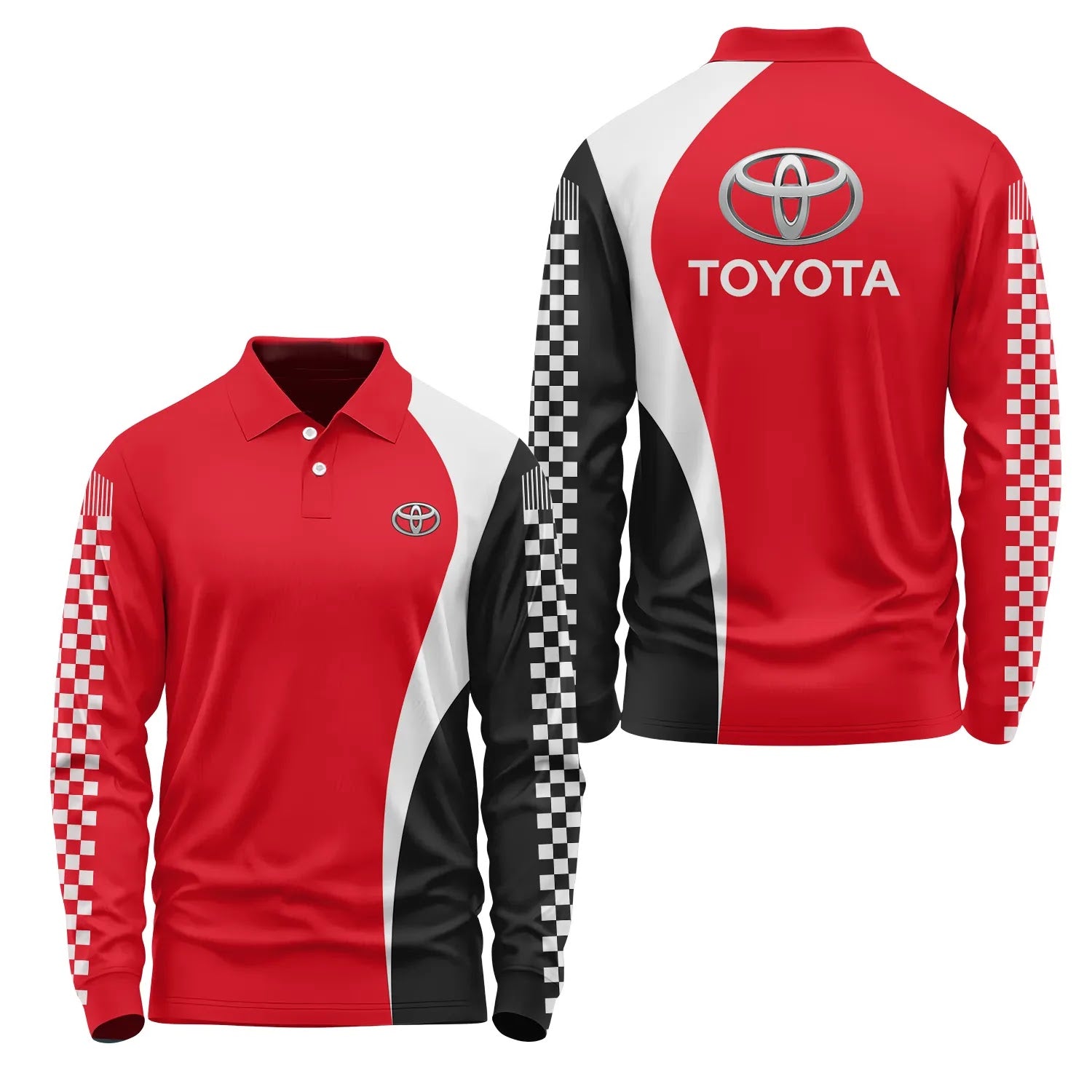 Toyota Long Sleeve Polo SC073