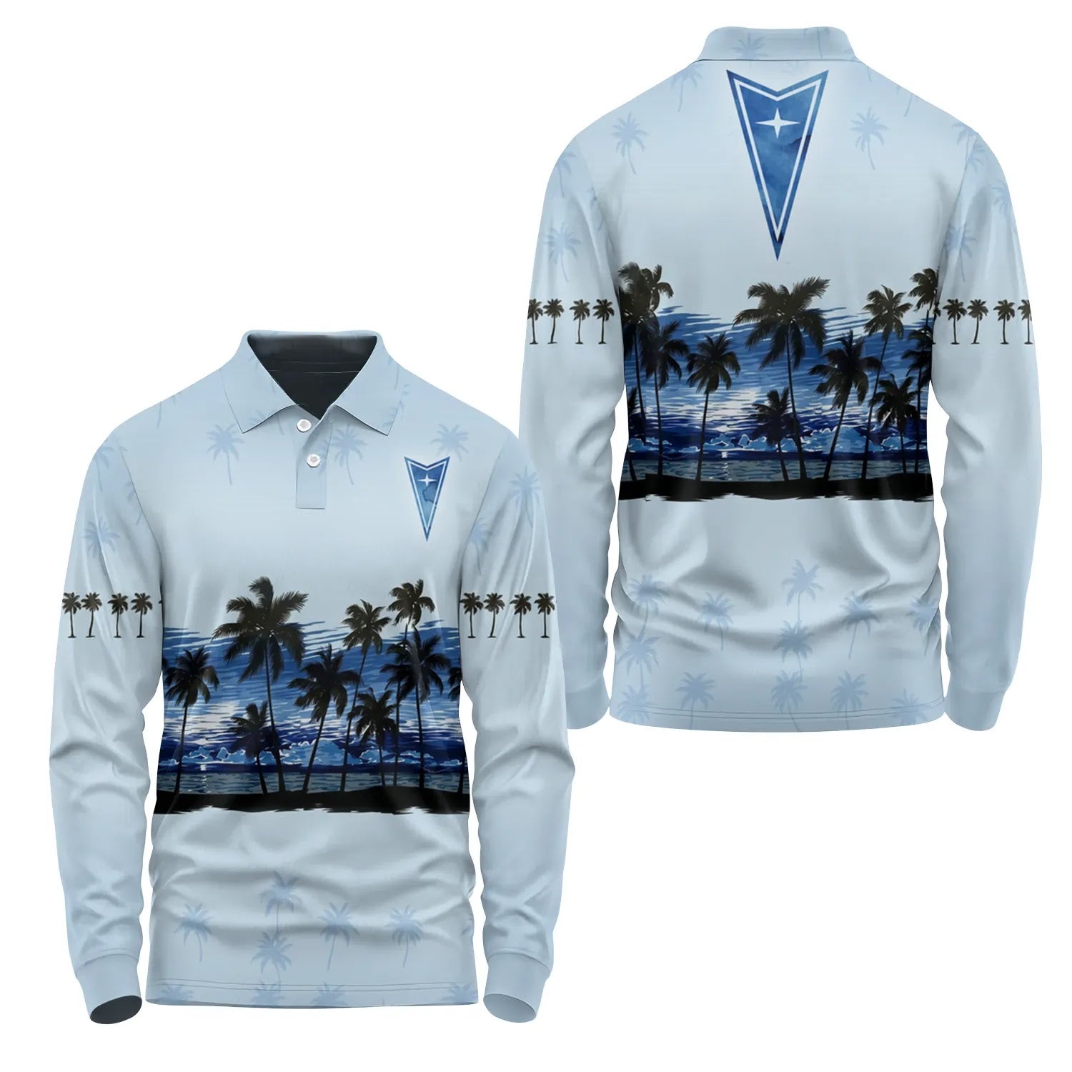 Pontiac Long Sleeve Polo SHW016