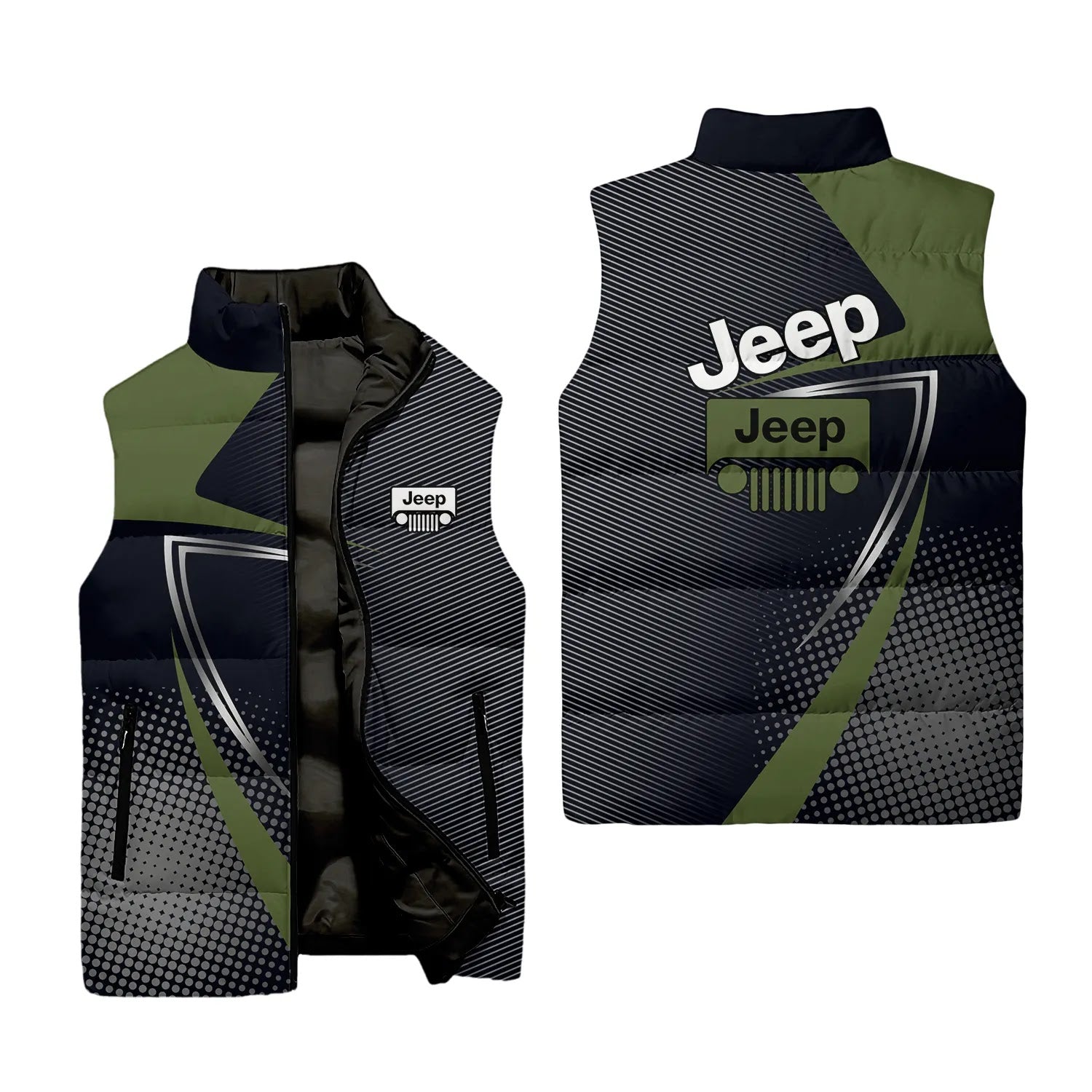 Jeep Sleeveless Puffer Jacket SC059