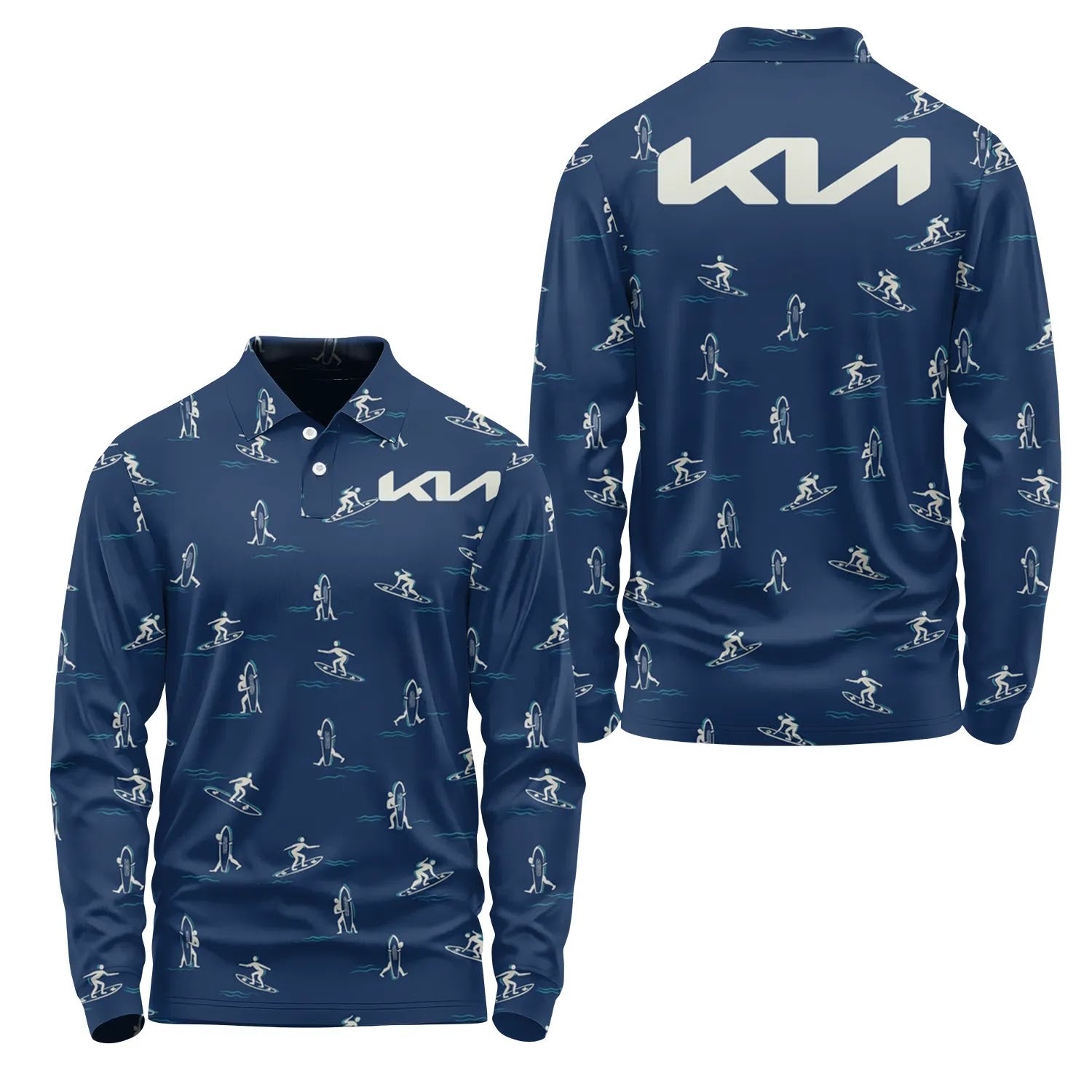 Kia Long Sleeve Polo SHW011