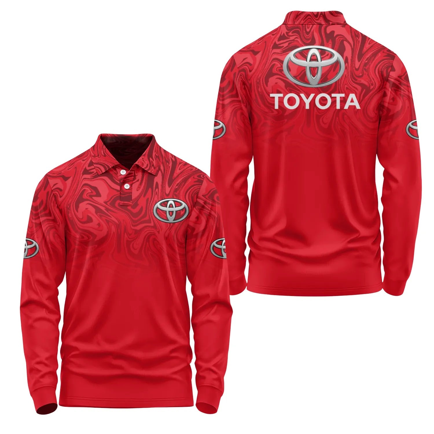 Toyota Long Sleeve Polo SC091