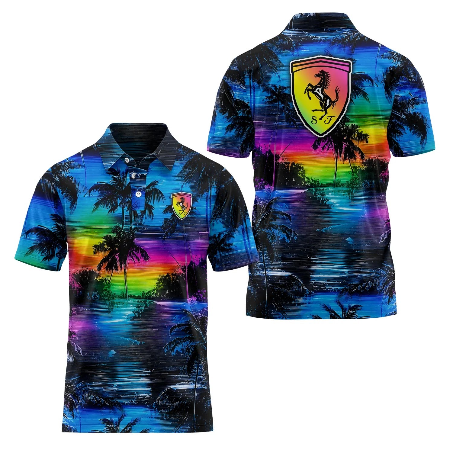 Ferrari Short Sleeve Polo SHW055