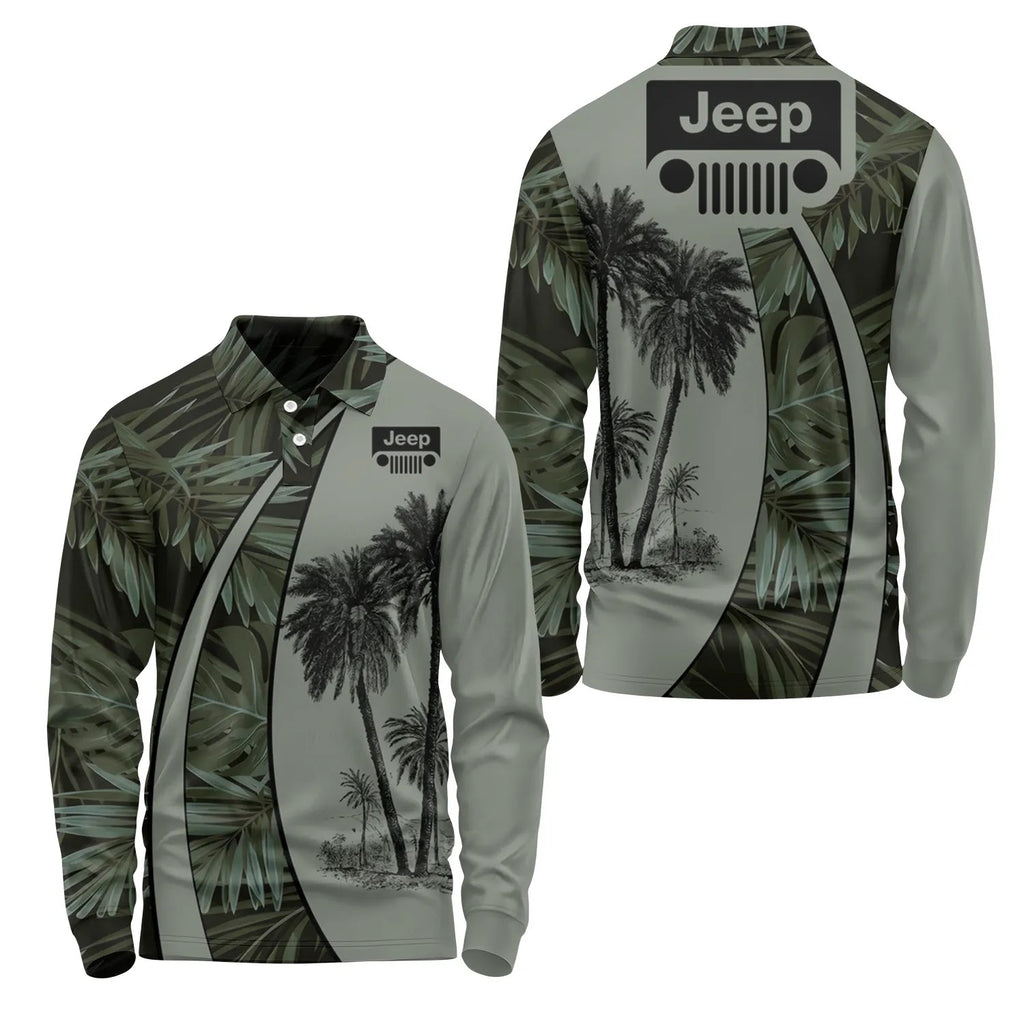 Jeep Long Sleeve Polo SHW063