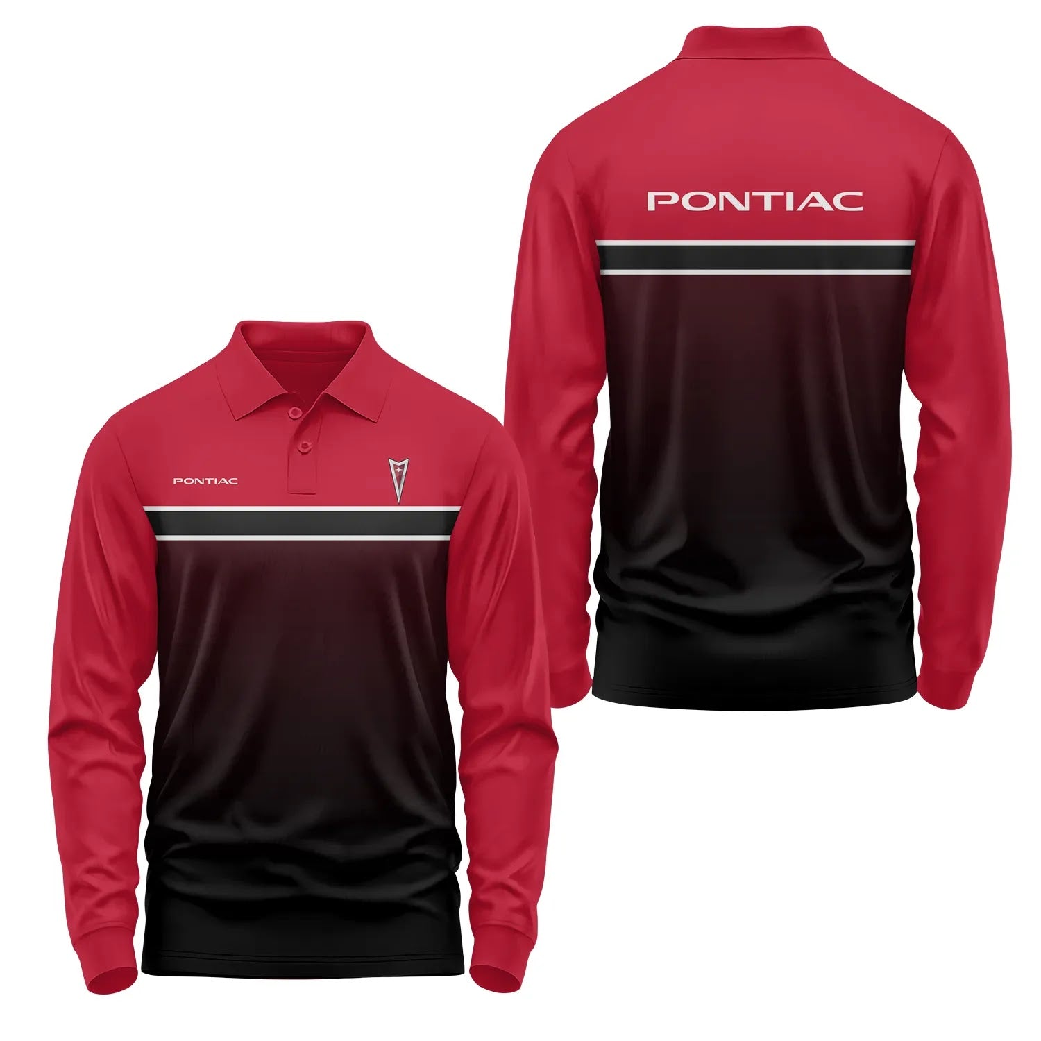 Pontiac Long Sleeve Polo SC050