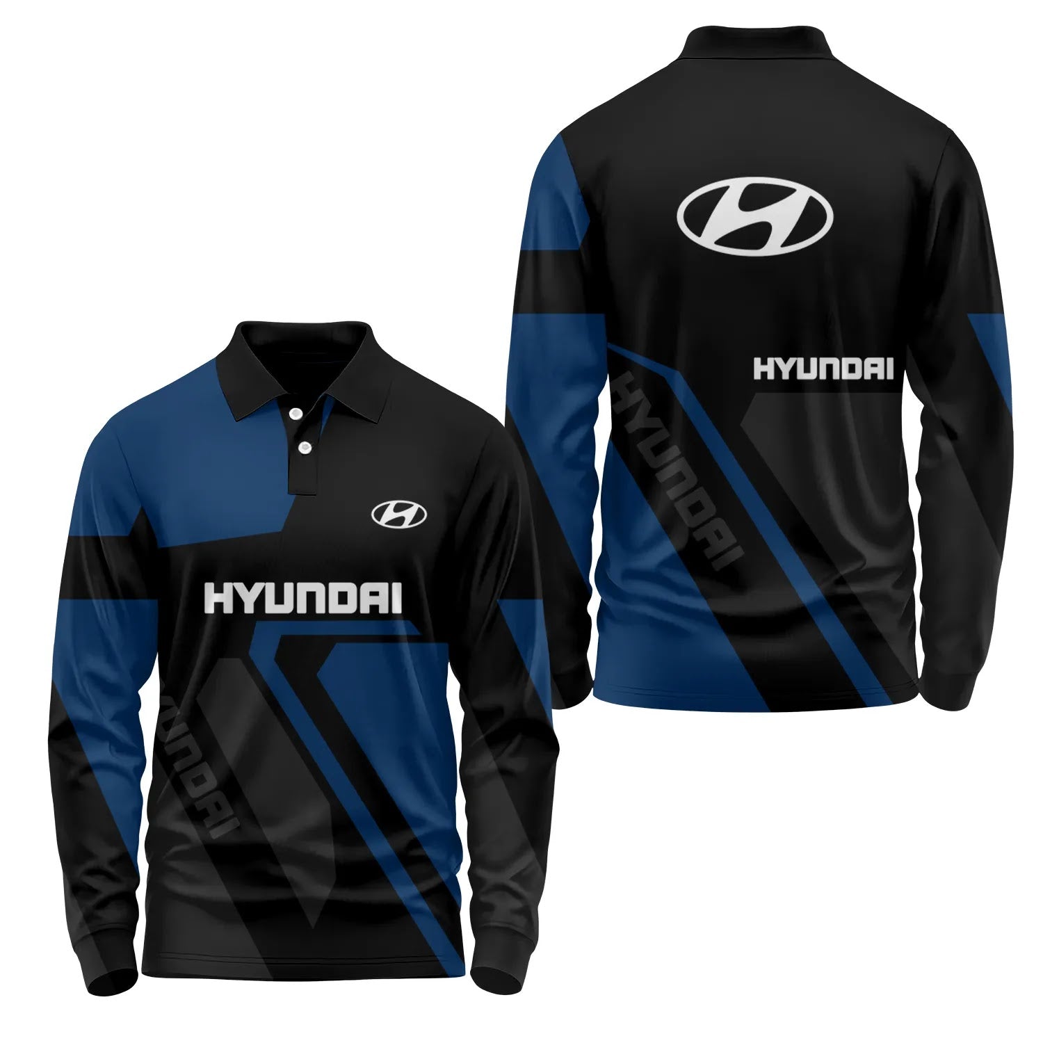 Hyundai Long Sleeve Polo SC117