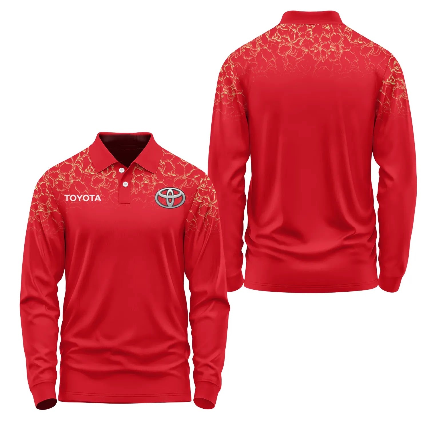 Toyota Long Sleeve Polo SC108