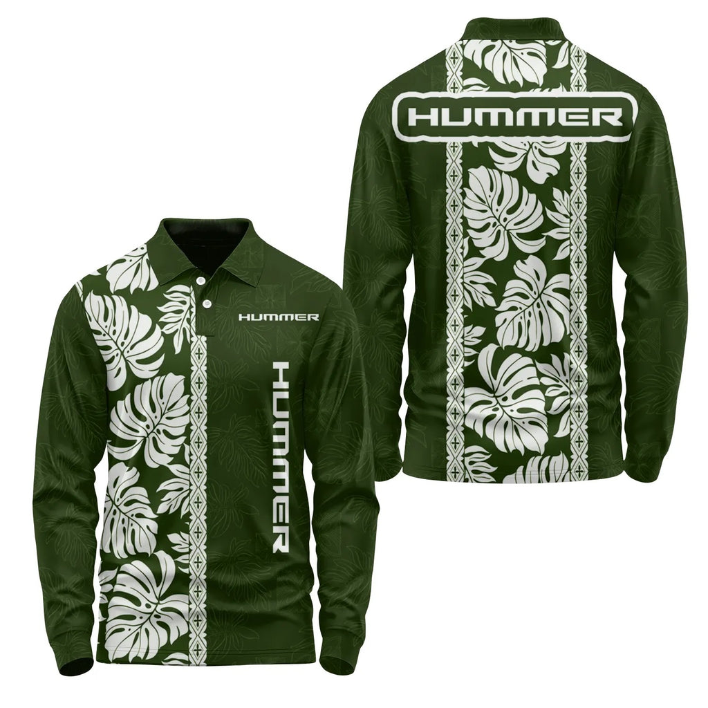 Hummer Long Sleeve Polo SHW046