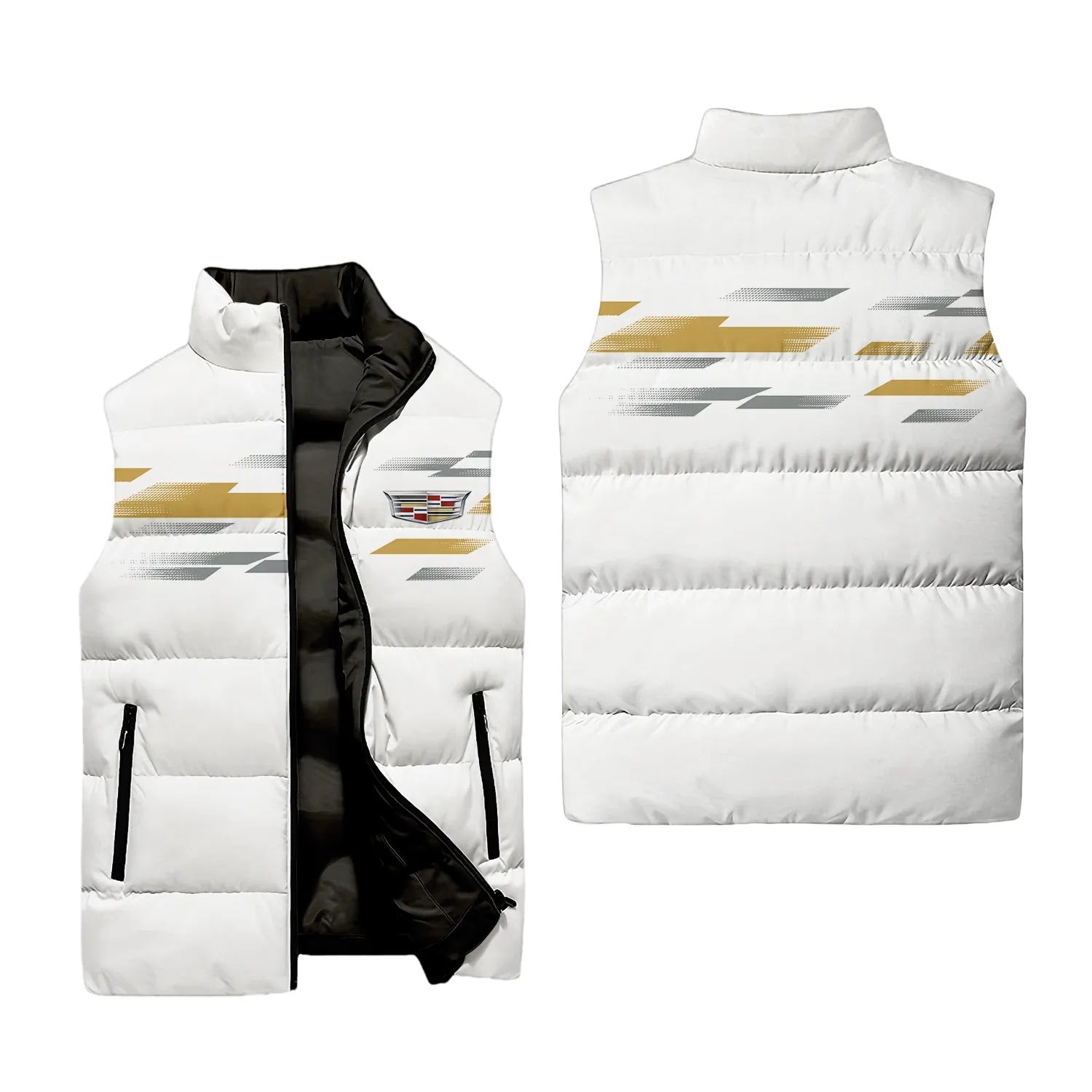 Cadillac Sleeveless Puffer Jacket SC100-2