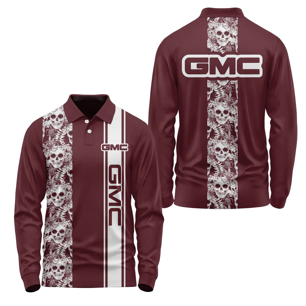 GMC Long Sleeve Polo SHW042