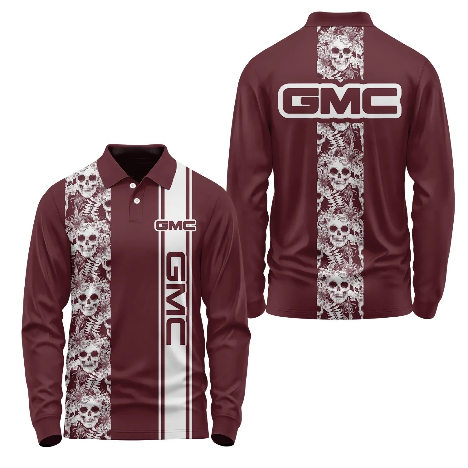 GMC Long Sleeve Polo SHW042