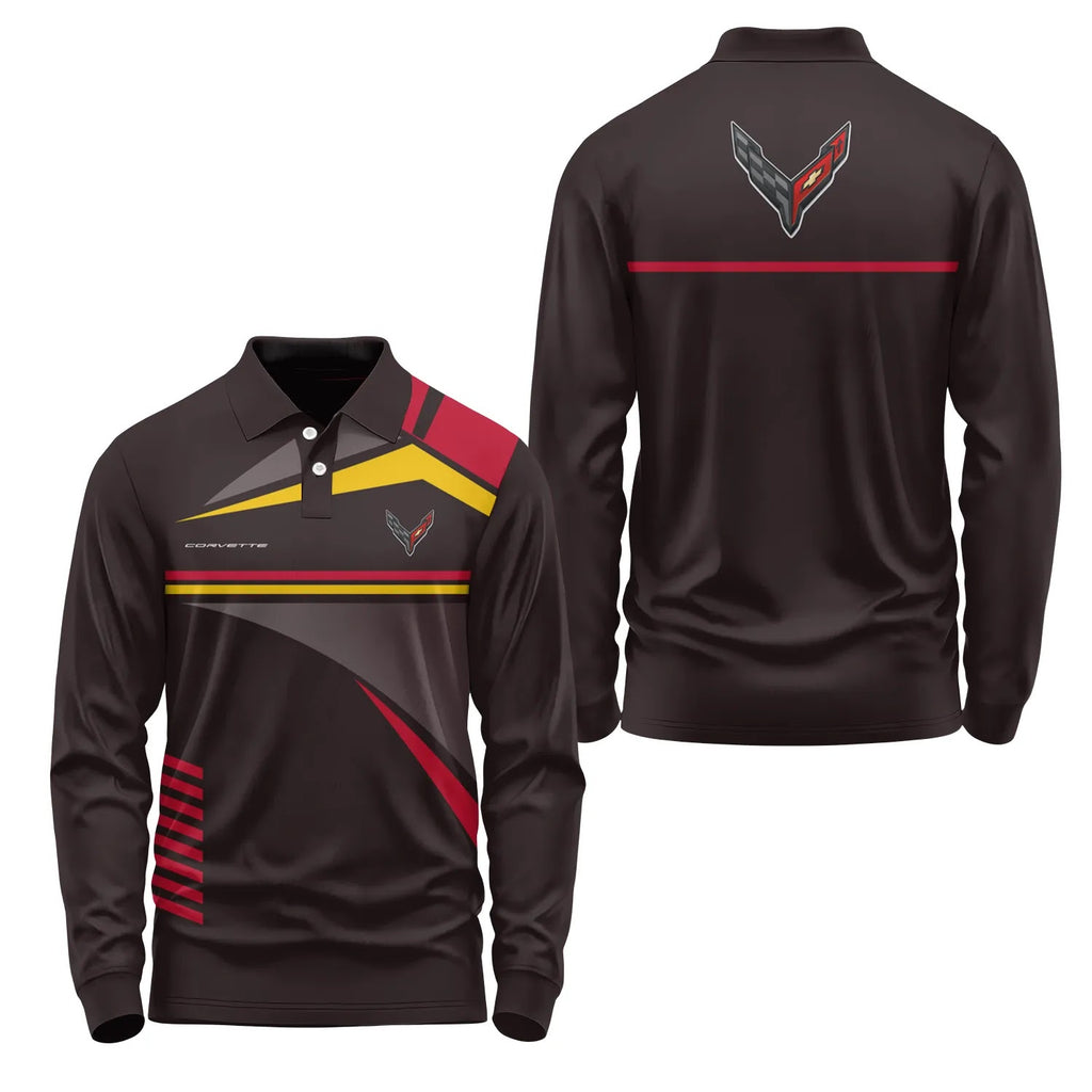 Corvette Long Sleeve Polo SC067