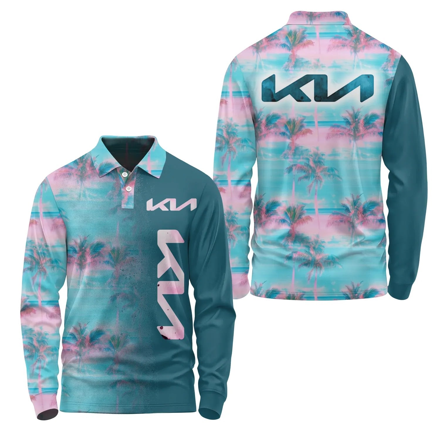 Kia Long Sleeve Polo SHW058