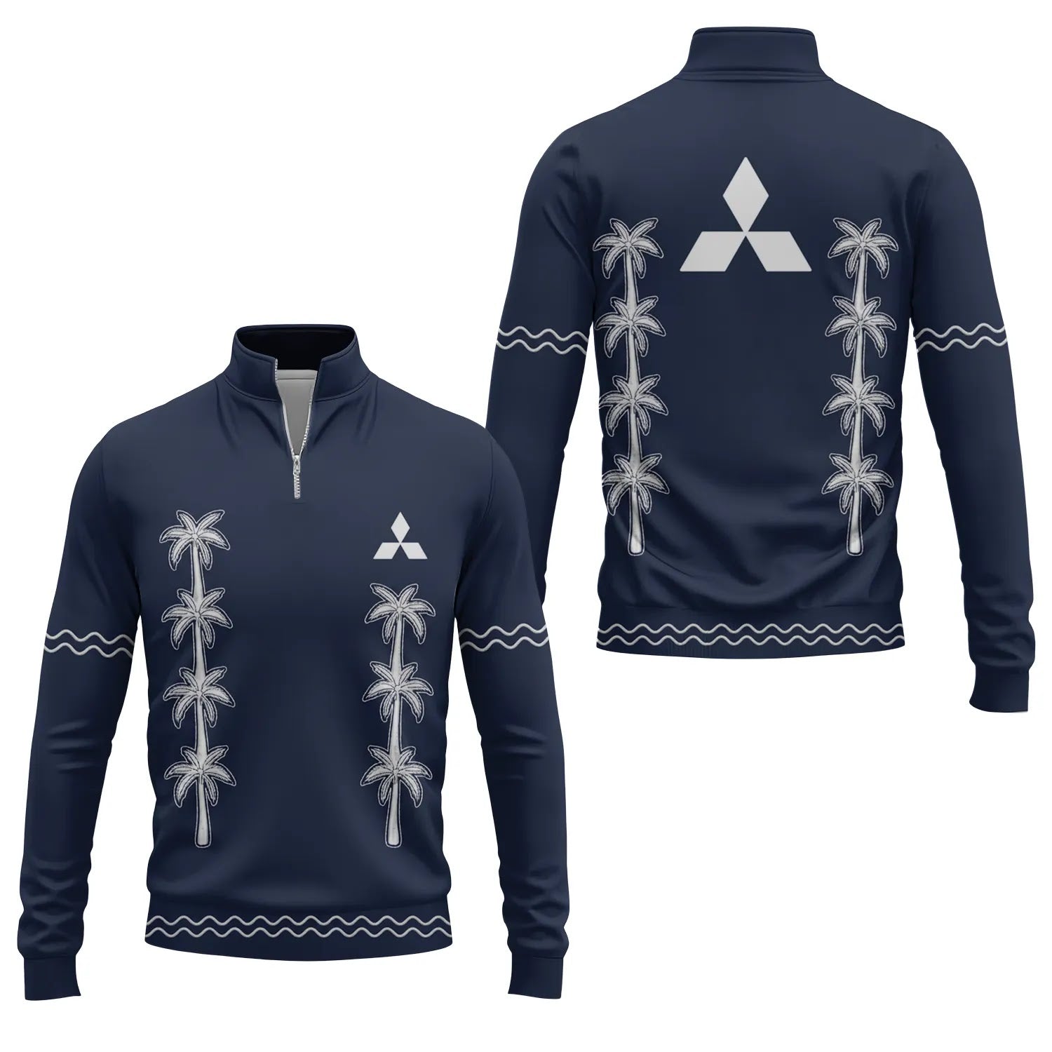 Mitsubishi Quarter-zip Pullover SHW065