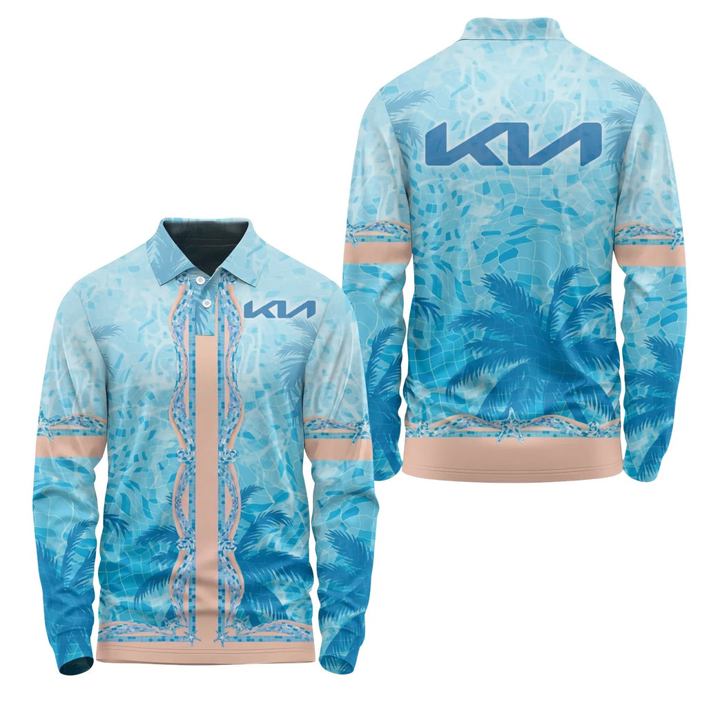 Kia Long Sleeve Polo SHW026