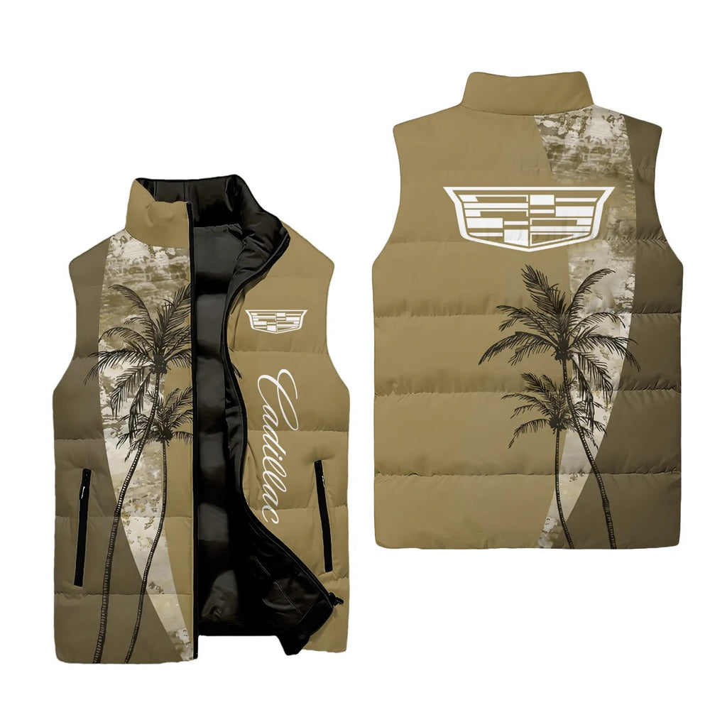 Cadillac Sleeveless Puffer Jacket SHW071