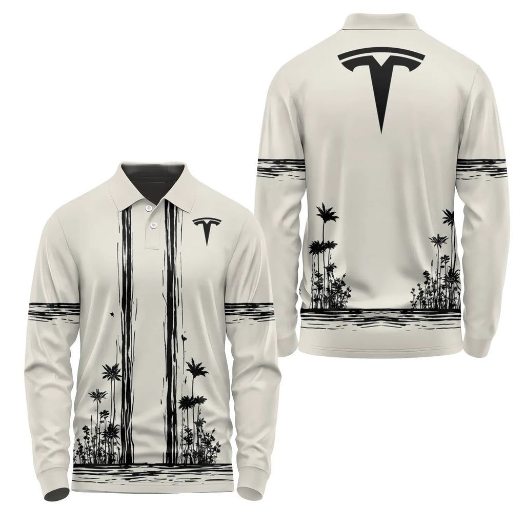 Tesla Long Sleeve Polo SHW043