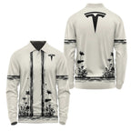 Tesla Long Sleeve Polo SHW043