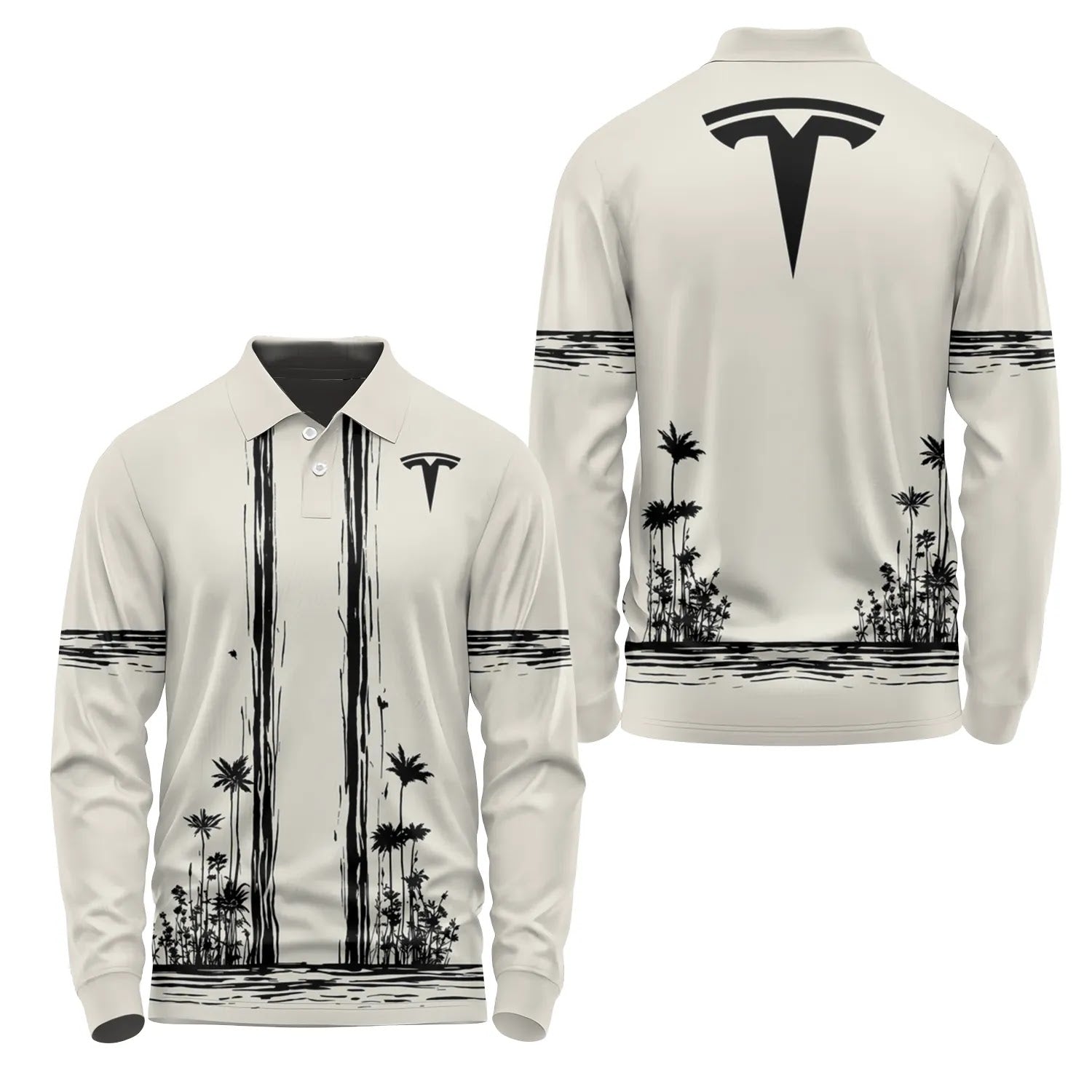 Tesla Long Sleeve Polo SHW043