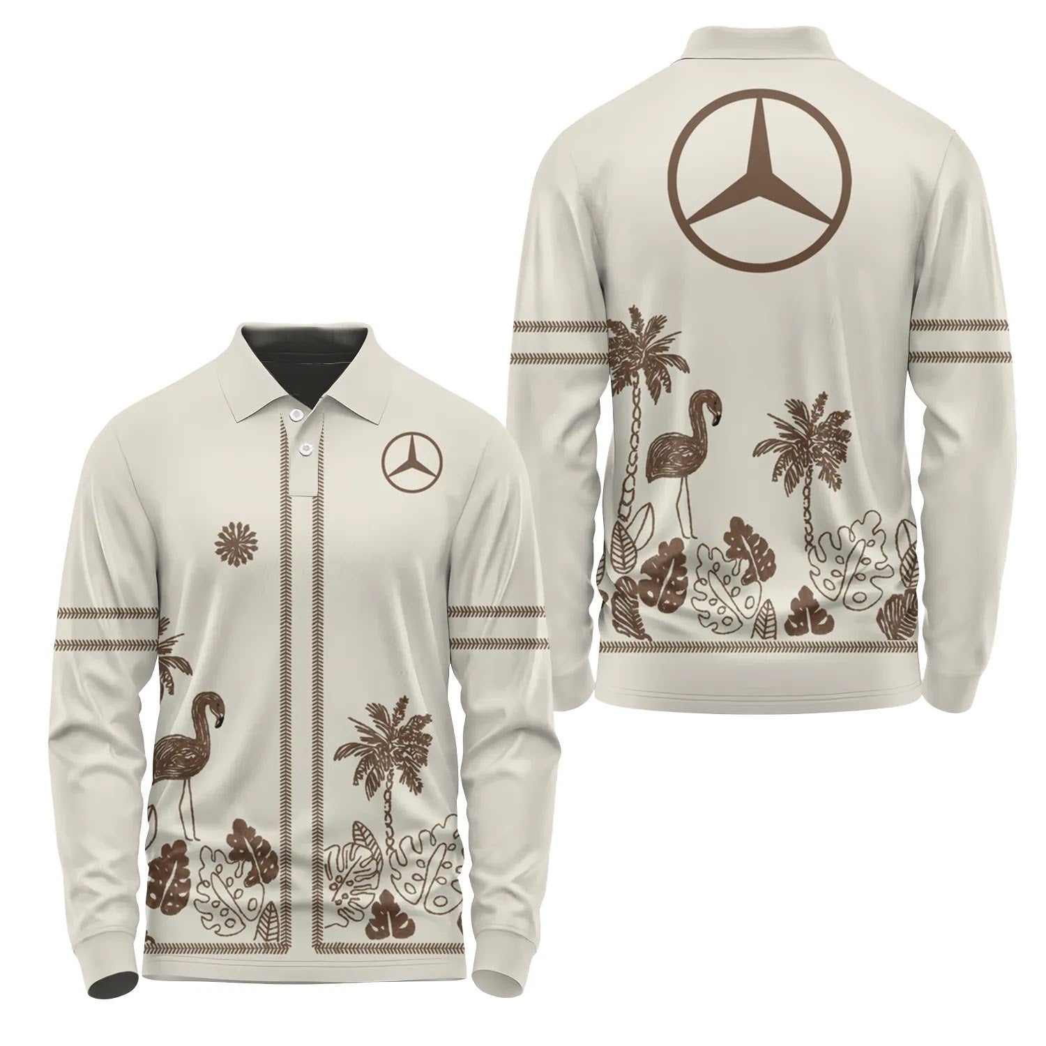 Mercedes-Benz Long Sleeve Polo SHW044