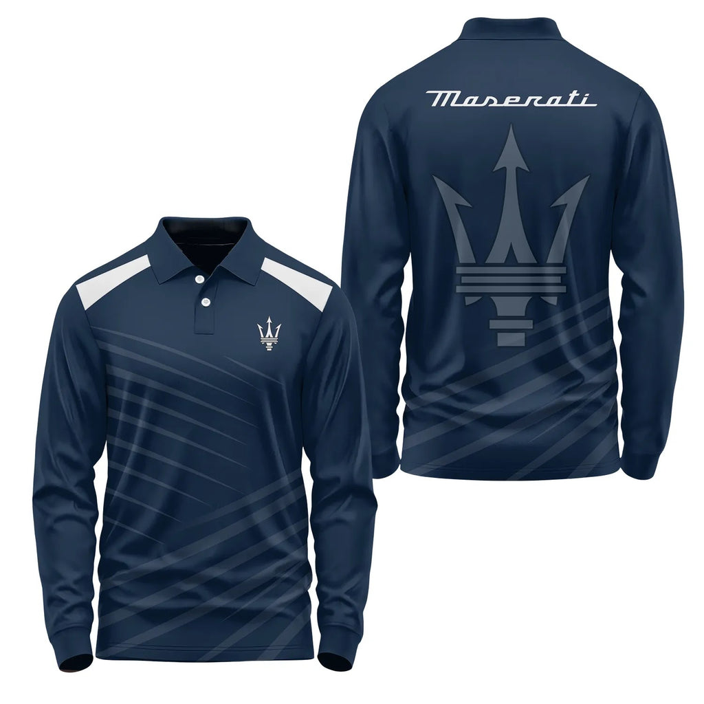 Maserati Long Sleeve Polo SC082