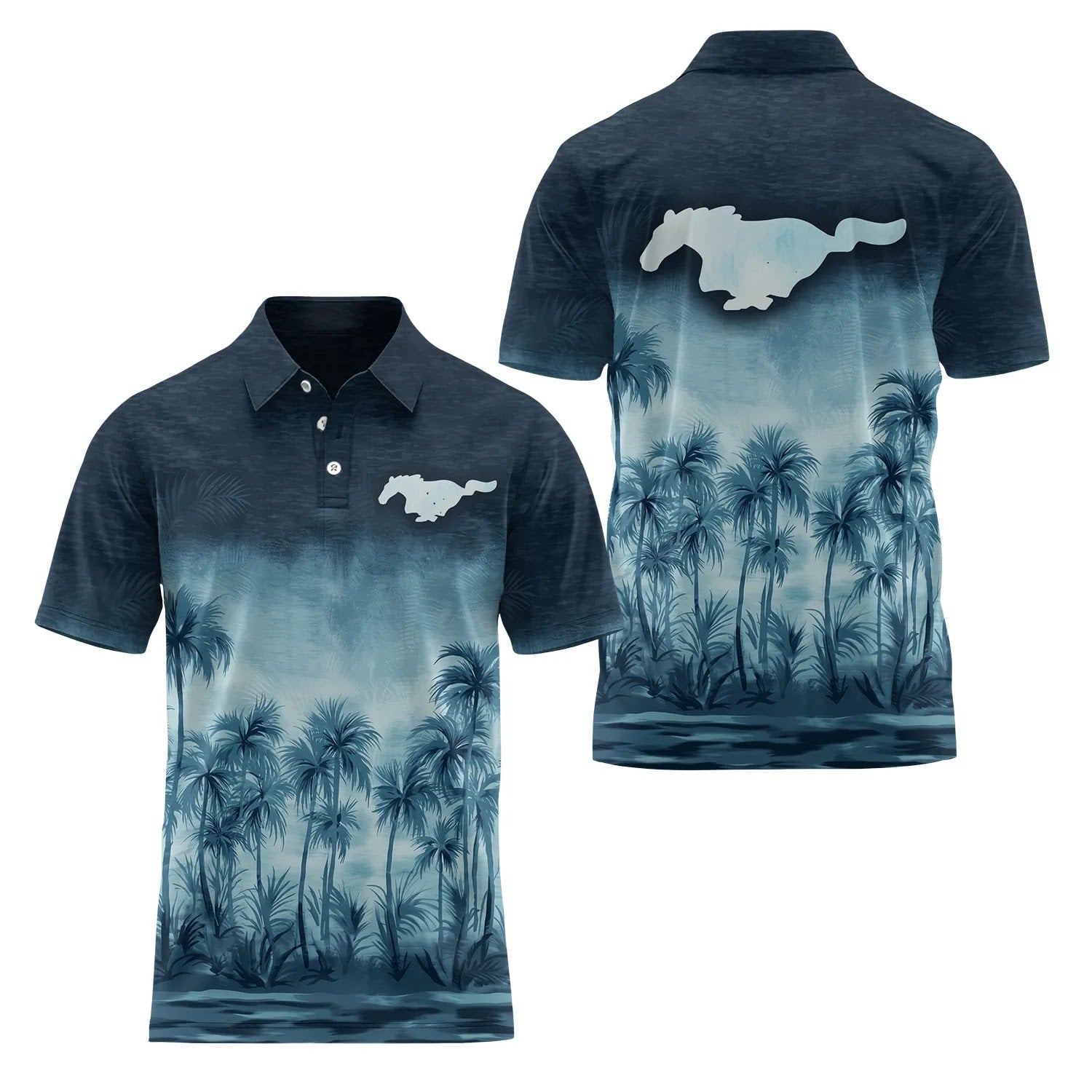 Ford Mustang Short Sleeve Polo SHW021
