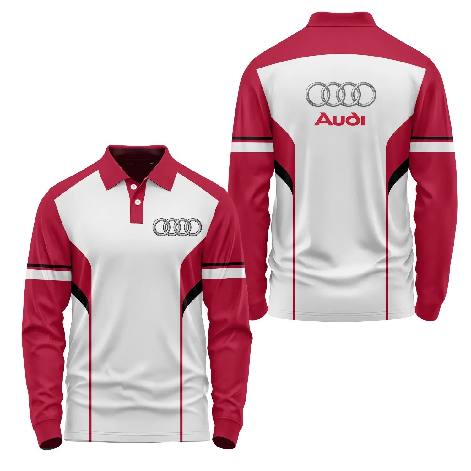 Audi Long Sleeve Polo SC113