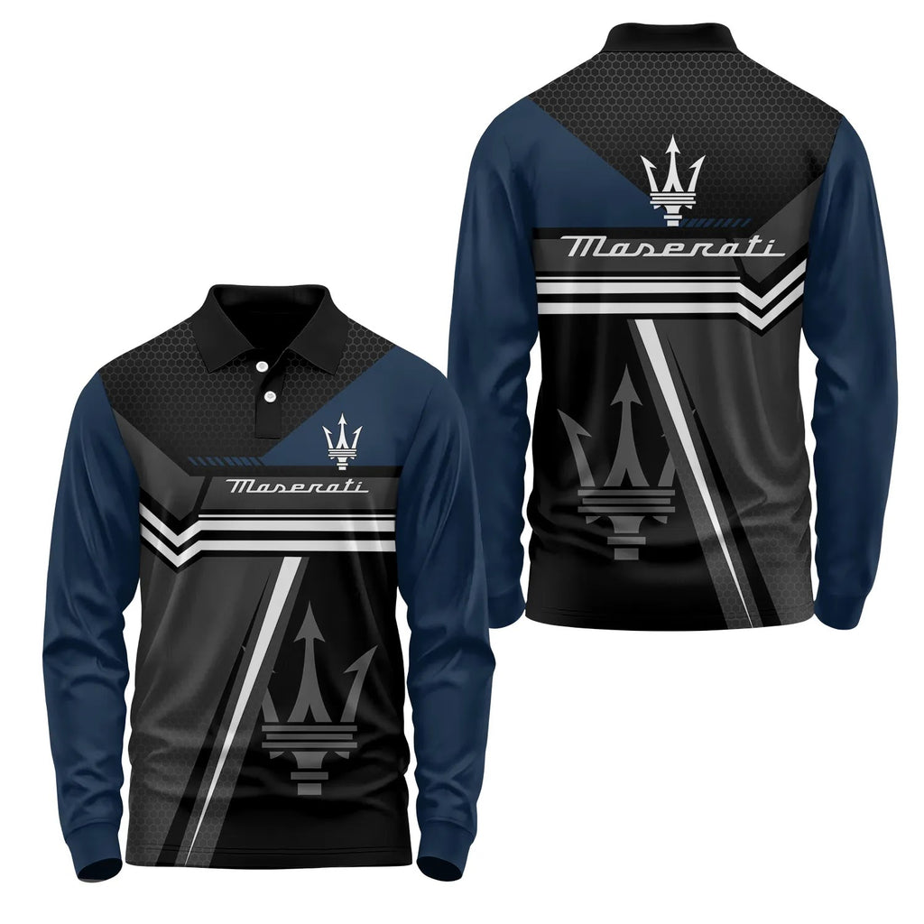 Maserati Long Sleeve Polo SC071