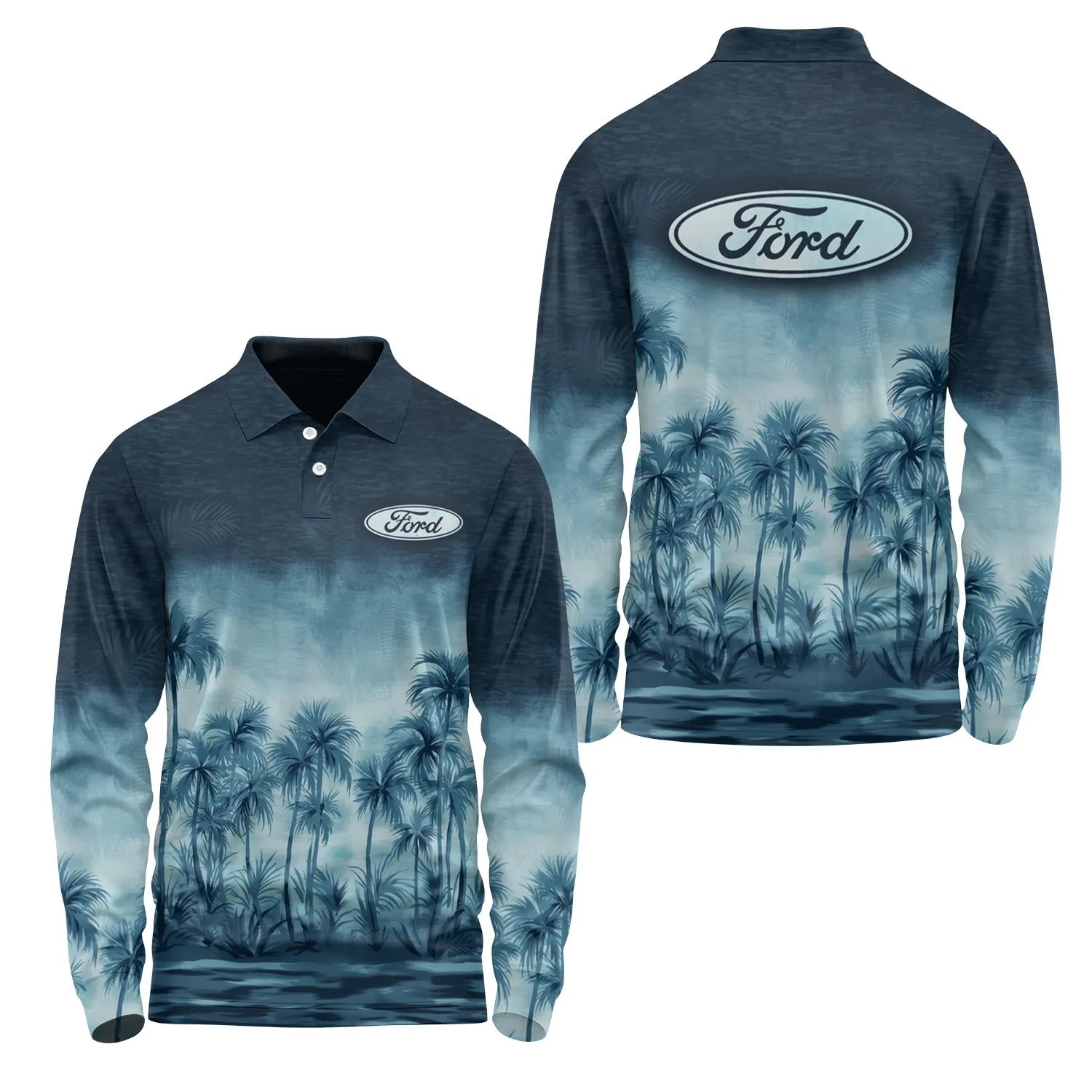 Ford Long Sleeve Polo SHW021
