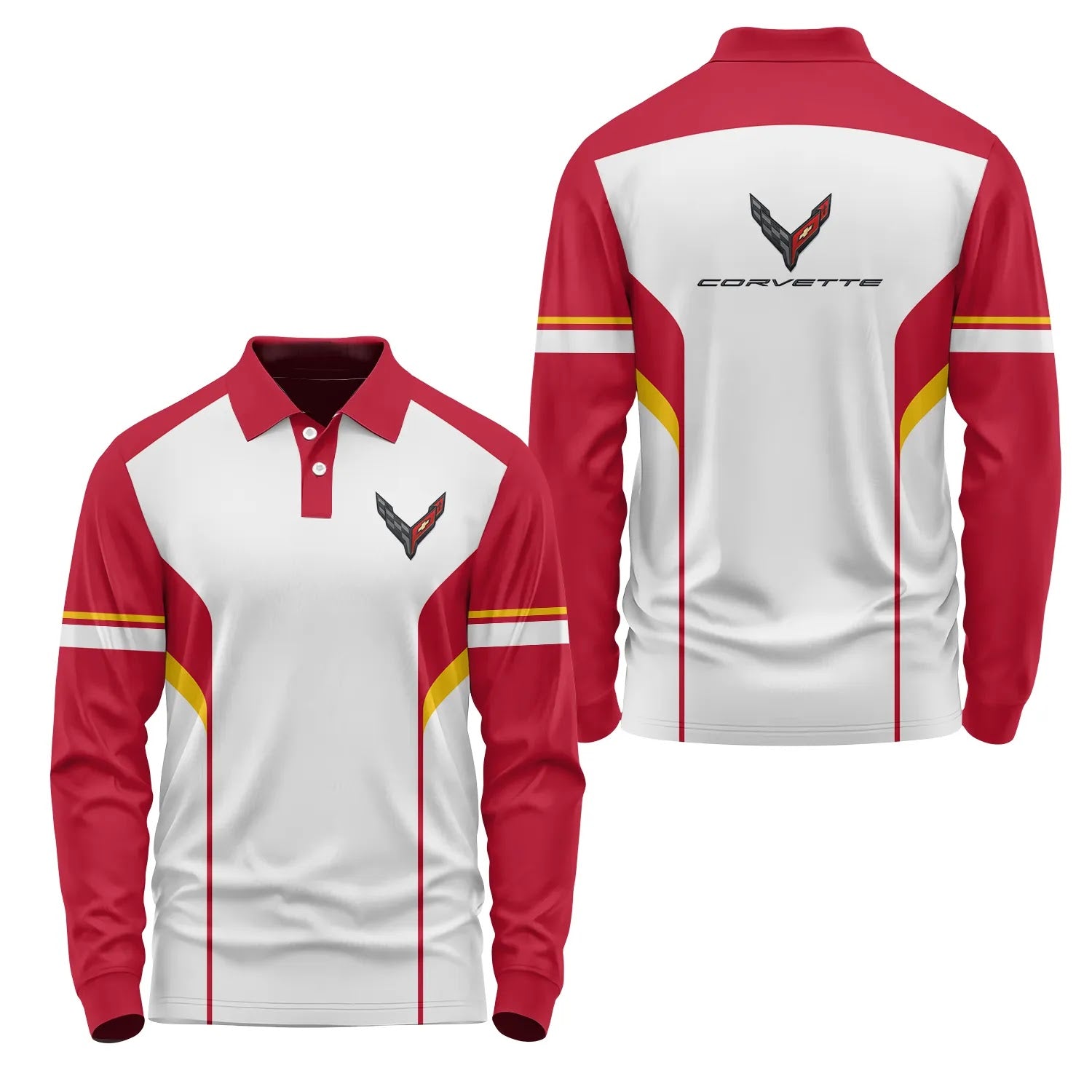 Corvette Long Sleeve Polo SC113