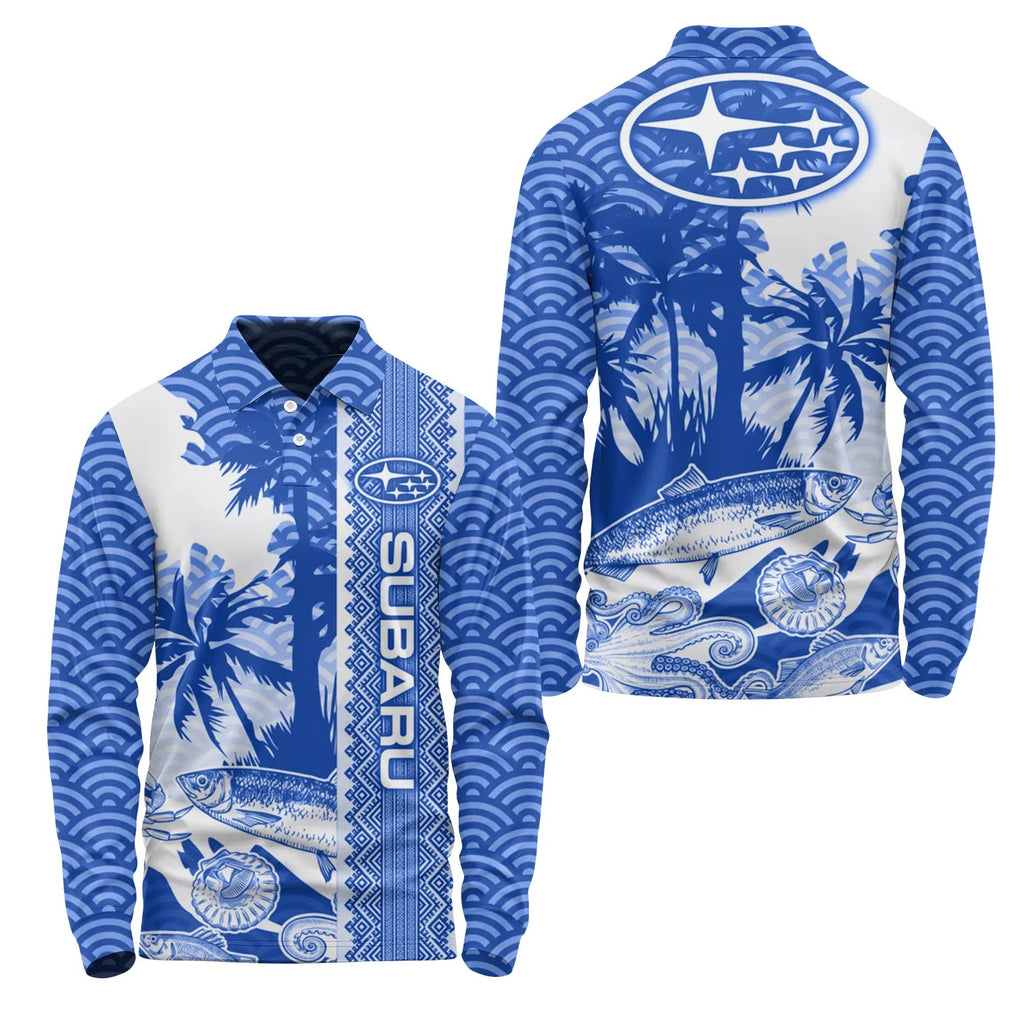 Subaru Long Sleeve Polo SHW038