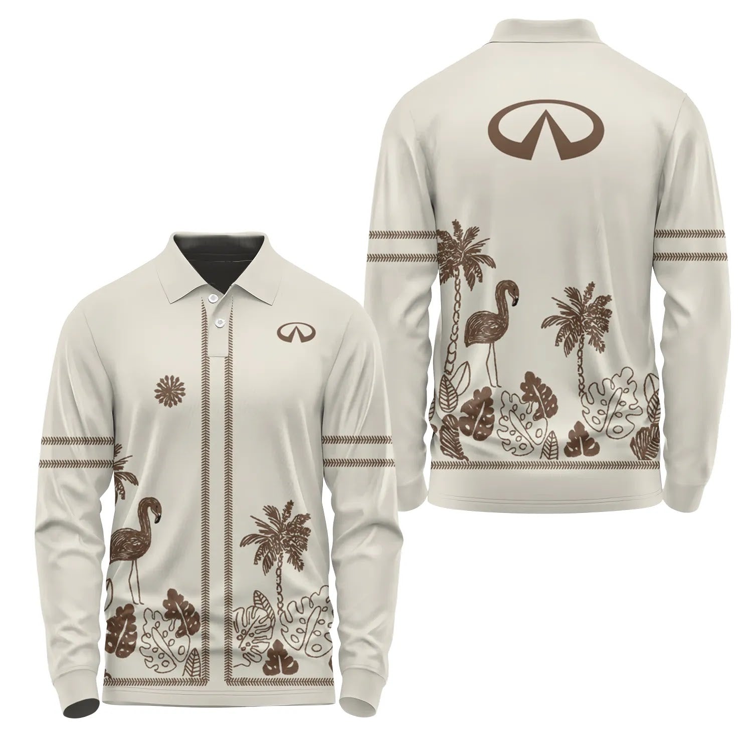 Infiniti Long Sleeve Polo SHW044