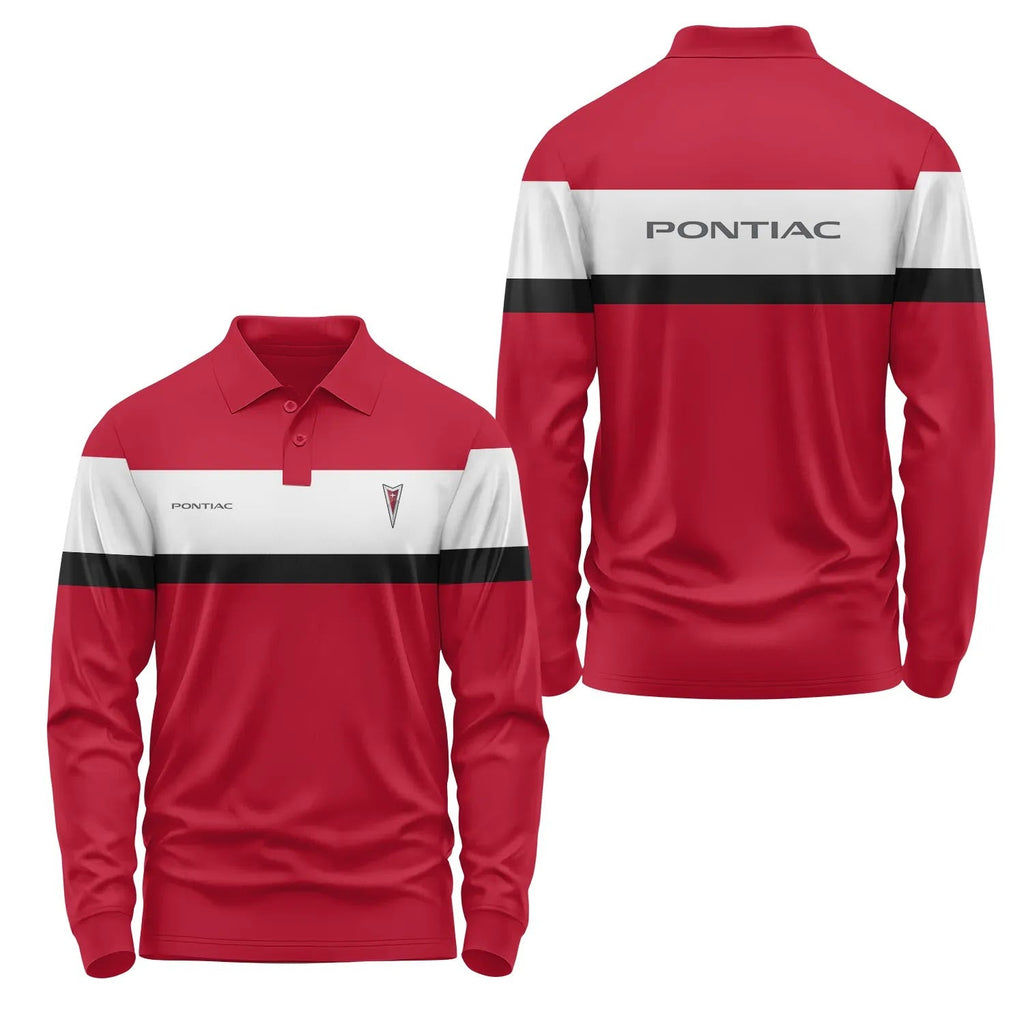 Pontiac Long Sleeve Polo SC046