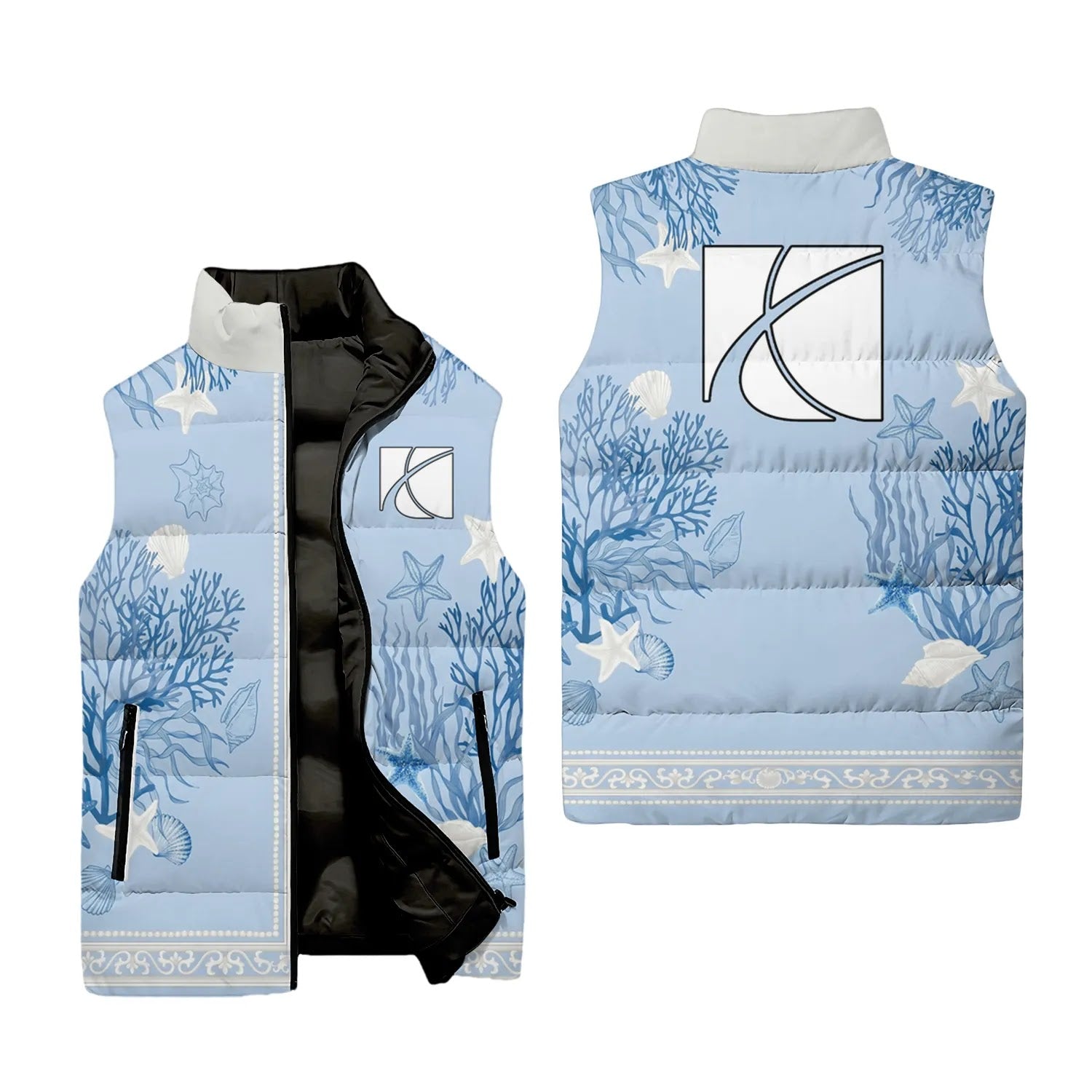 Saturn Sleeveless Puffer Jacket SHW024
