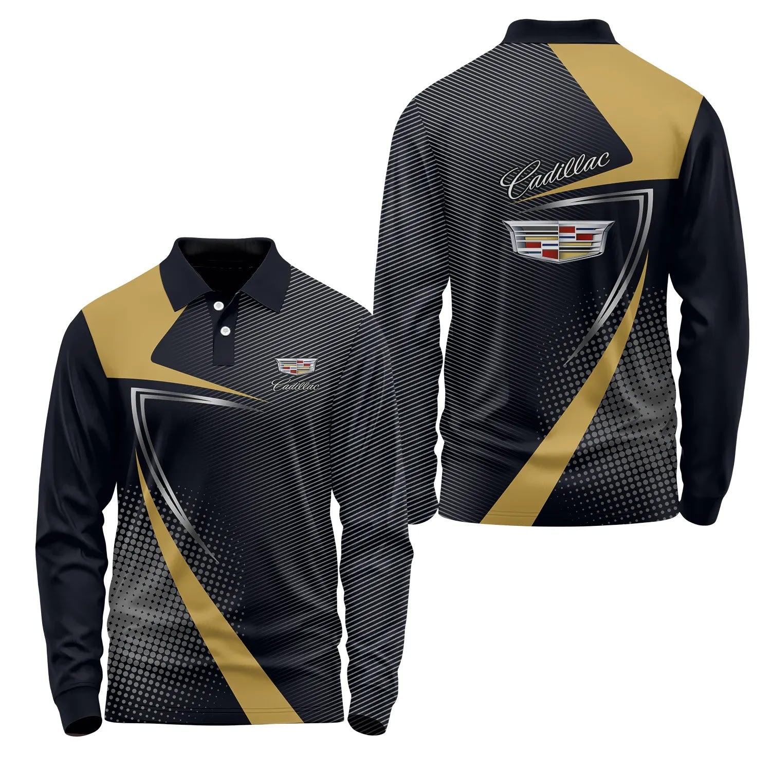 Cadillac Long Sleeve Polo SC059