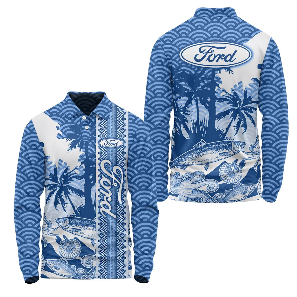 Ford Long Sleeve Polo SHW038