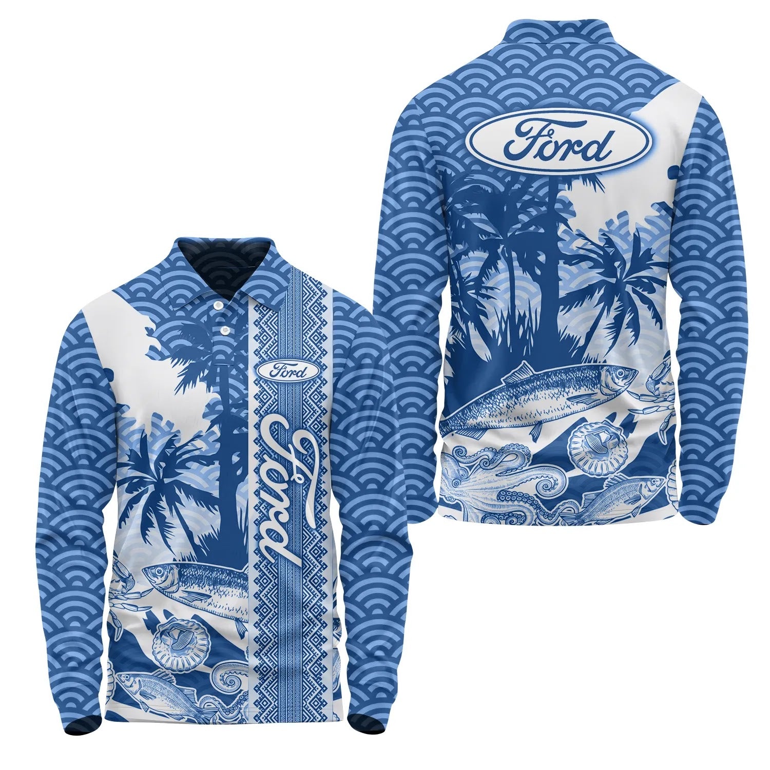 Ford Long Sleeve Polo SHW038