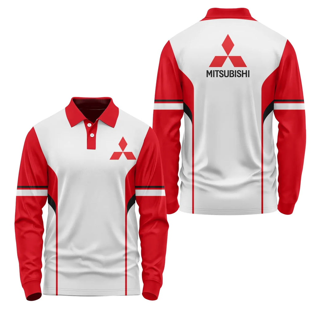 Mitsubishi Long Sleeve Polo SC113