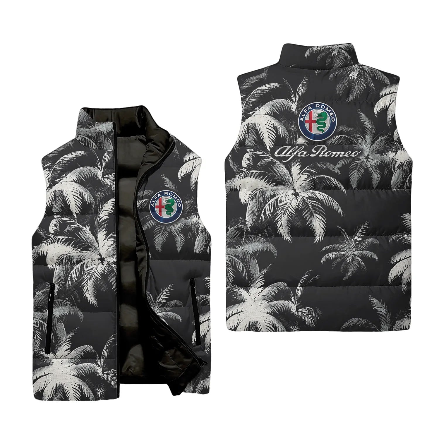 Alfa Romeo Sleeveless Puffer Jacket SC112