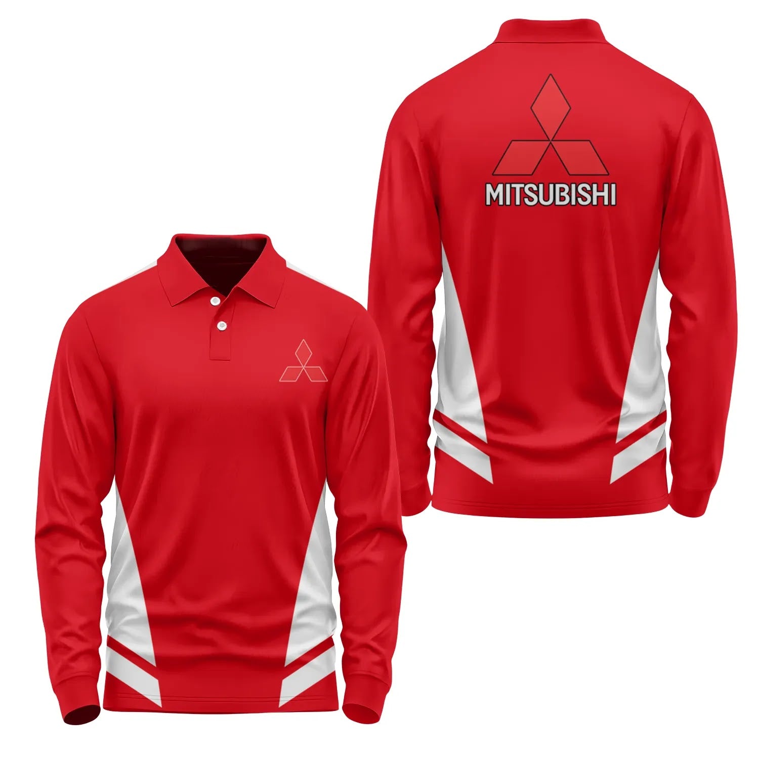 Mitsubishi Long Sleeve Polo SC092