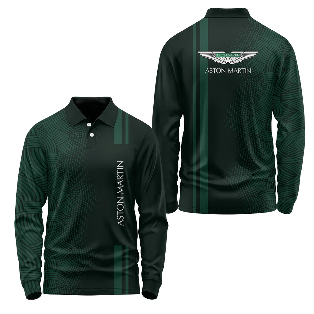 Aston Martin Long Sleeve Polo SC084