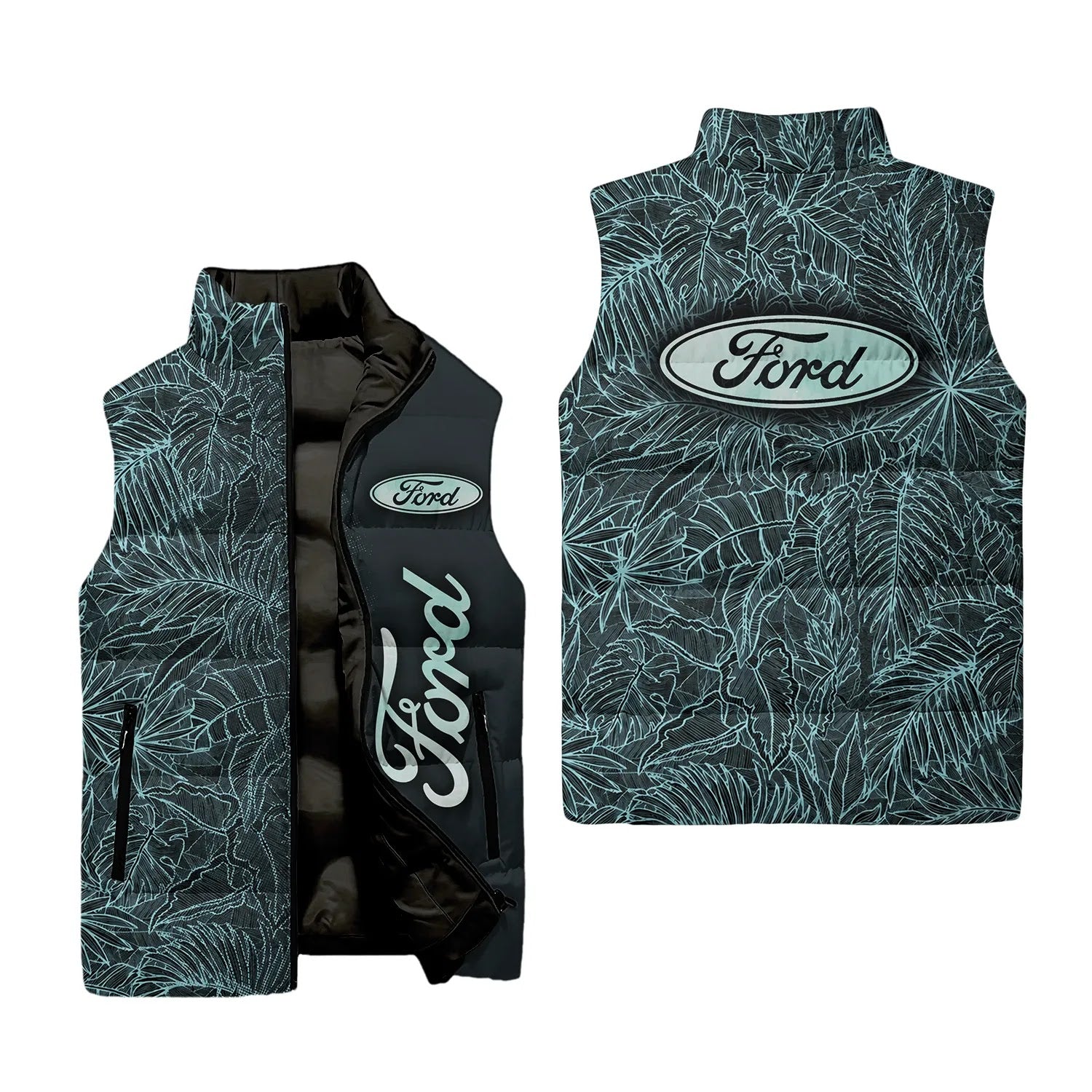Ford Sleeveless Puffer Jacket SHW008