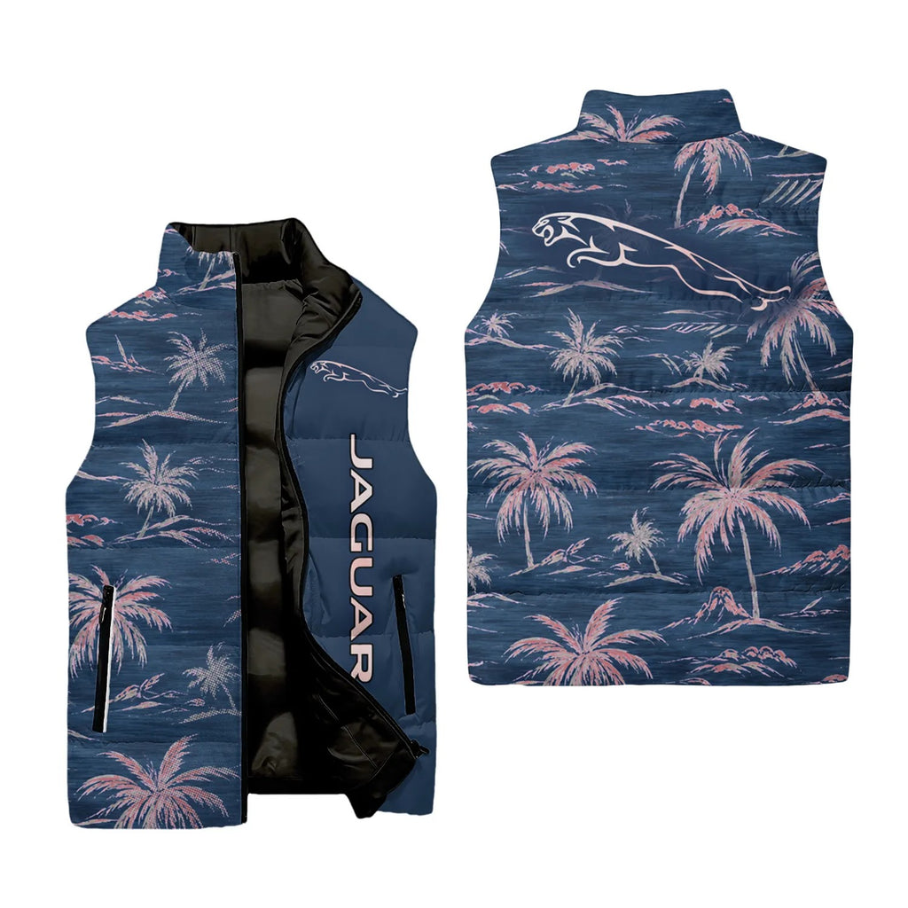 Jaguar Sleeveless Puffer Jacket SHW013