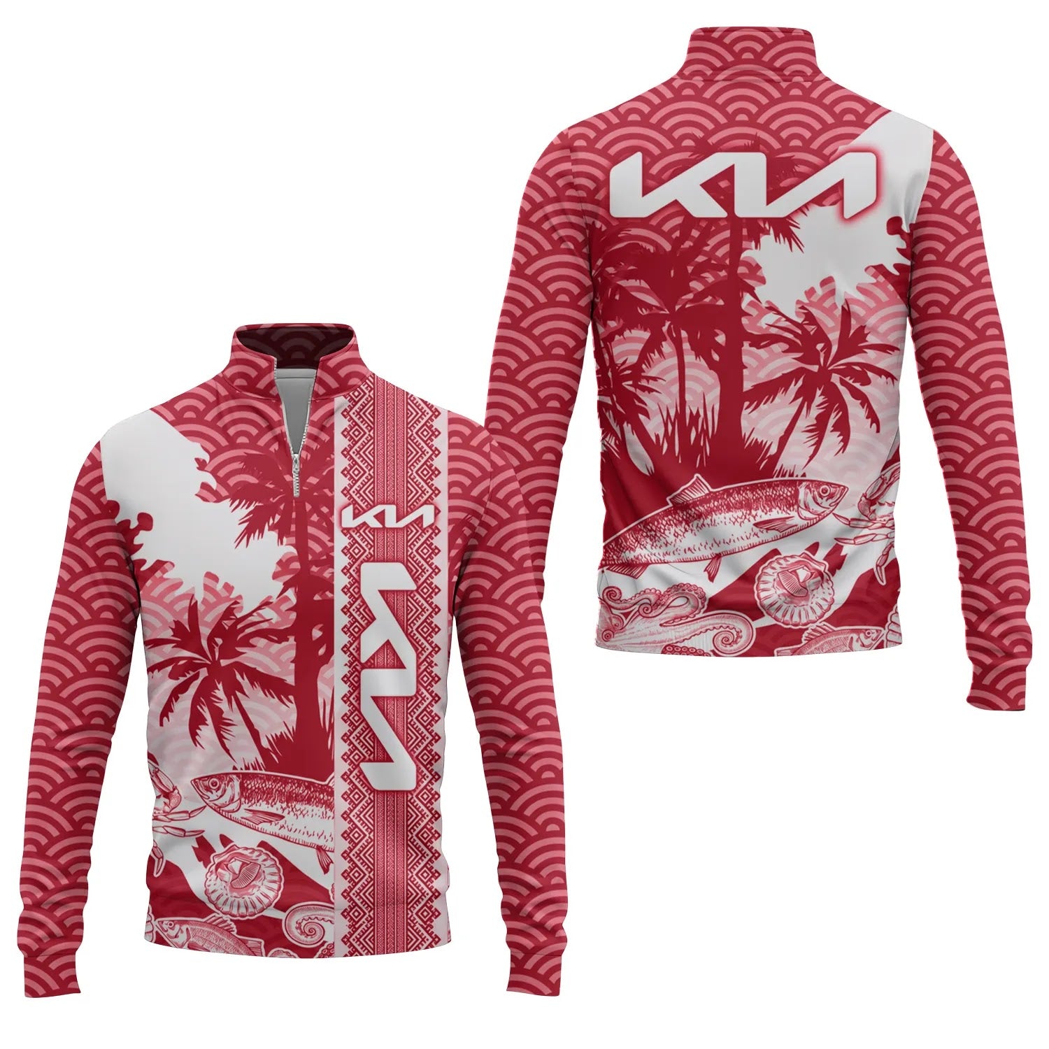 Kia Quarter-zip Pullover SHW038