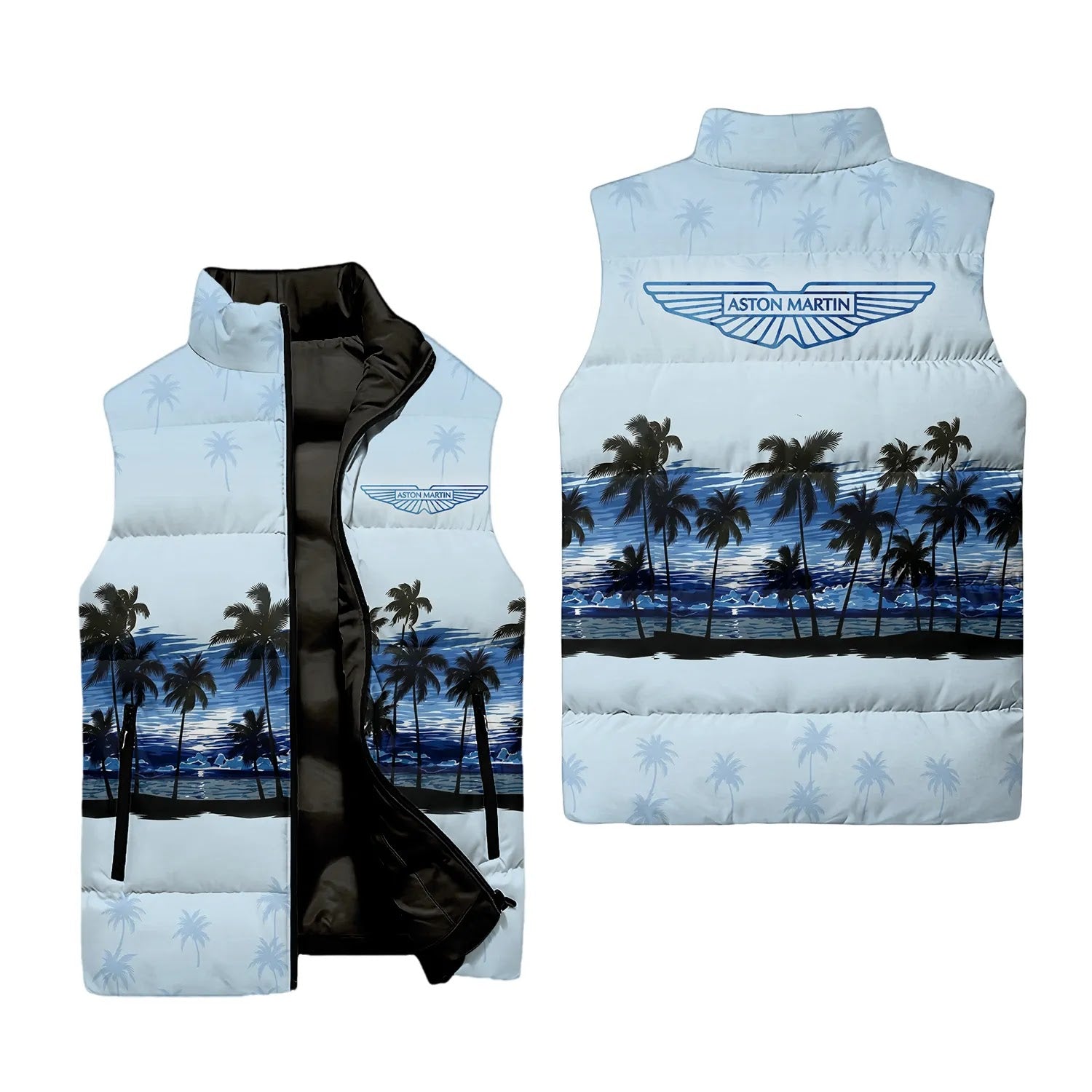 Aston Martin Sleeveless Puffer Jacket SHW016