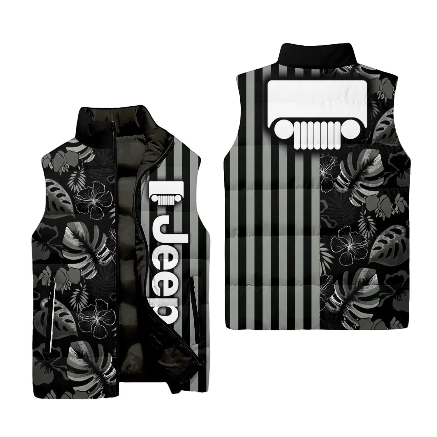 Jeep Sleeveless Puffer Jacket SHW040